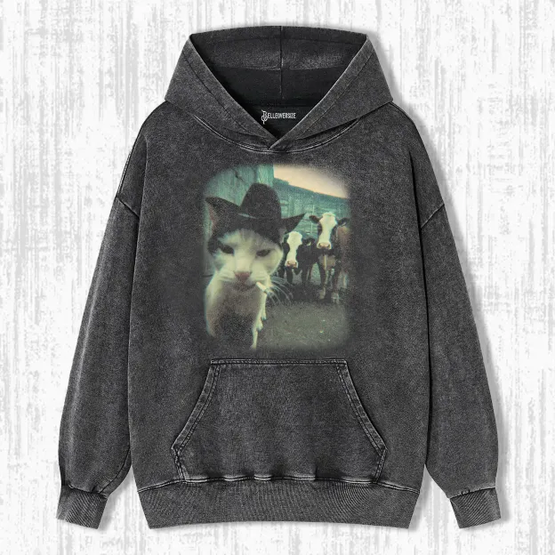 SMOKING CAT HOODIE
