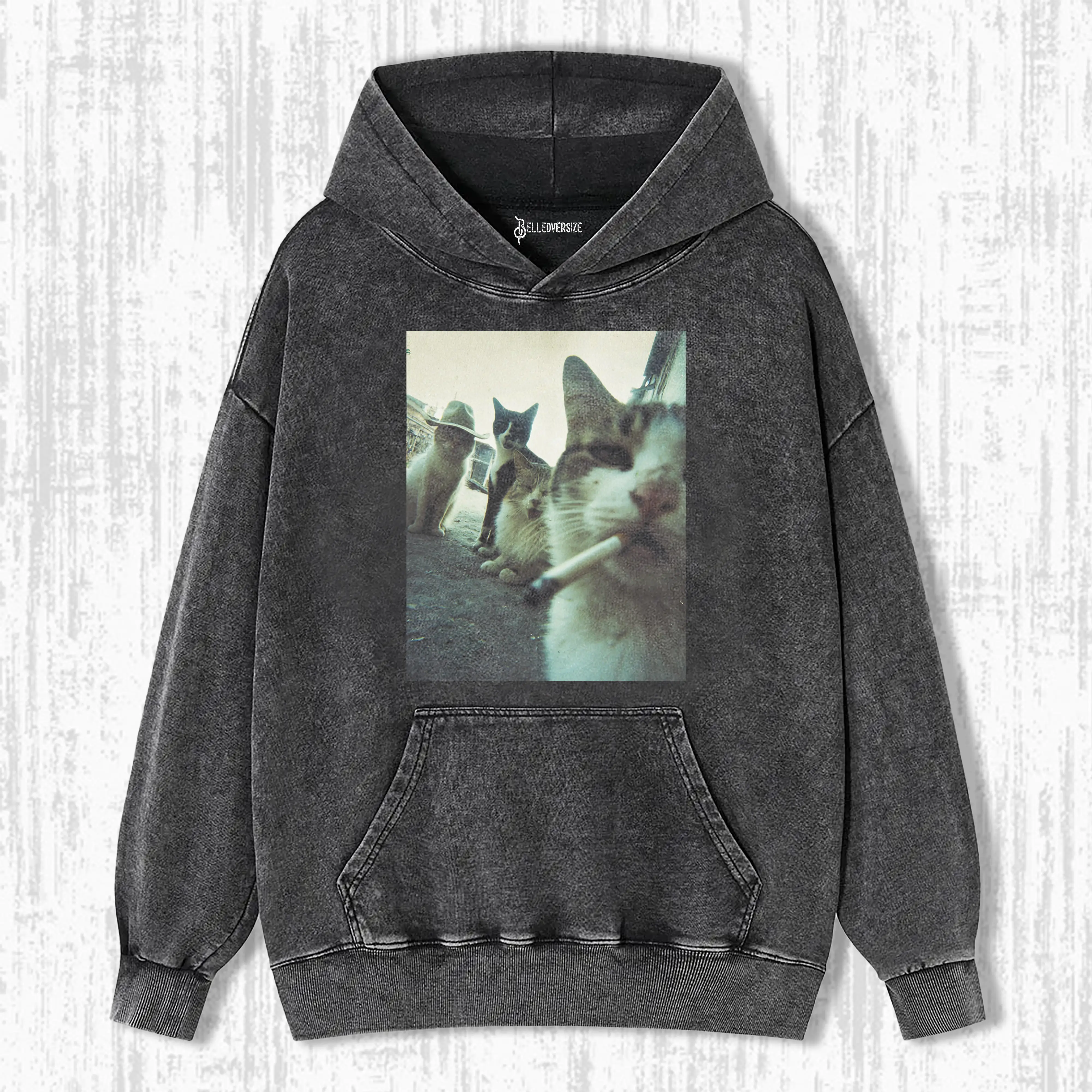 SMOKING CAT HOODIE