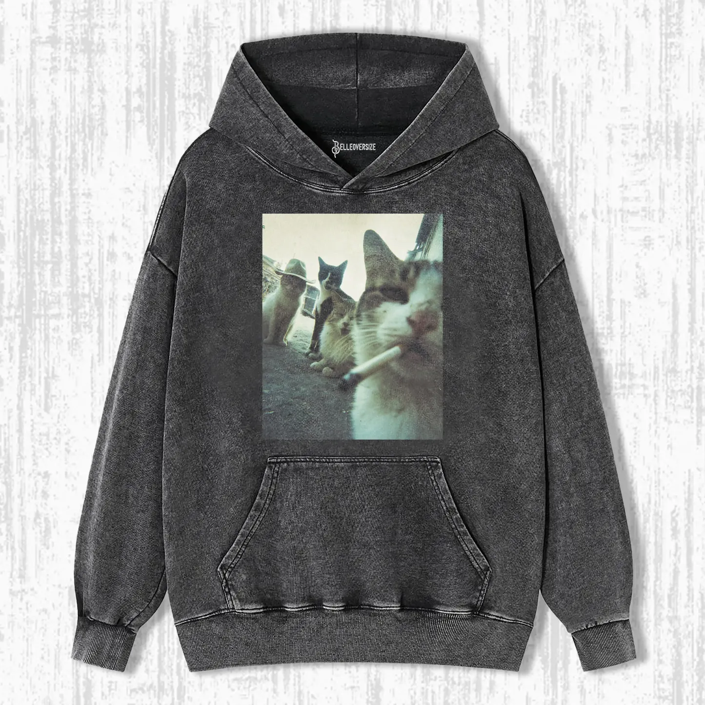 SMOKING CAT HOODIE