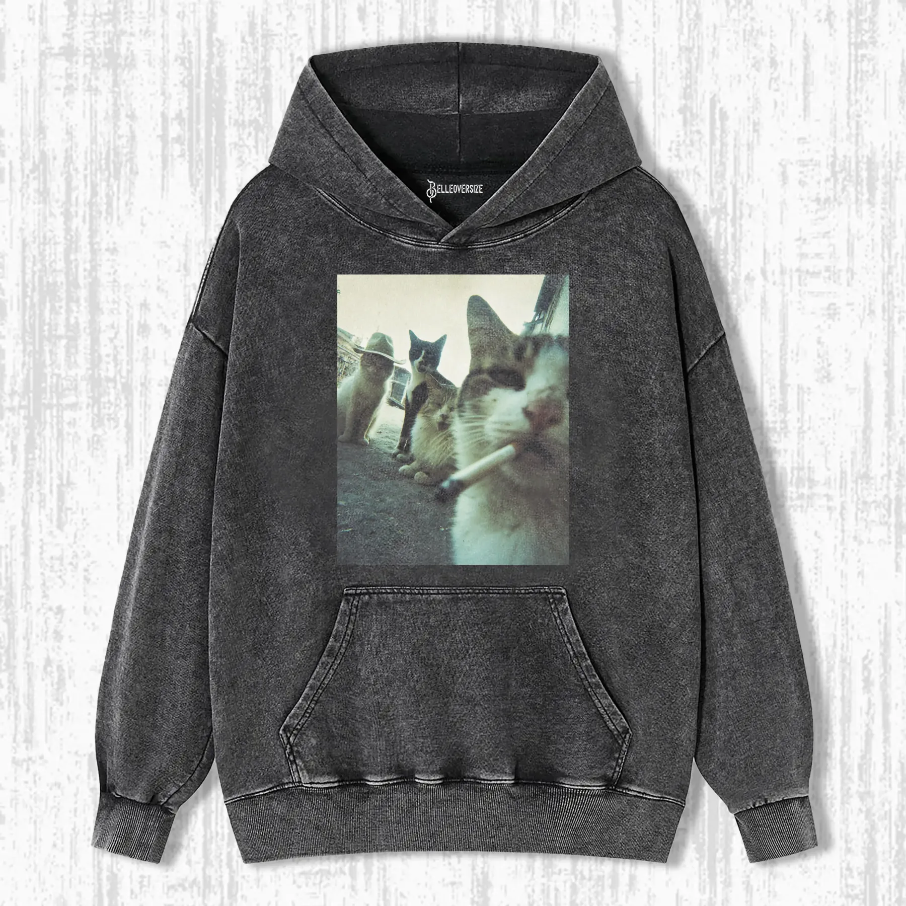SMOKING CAT HOODIE