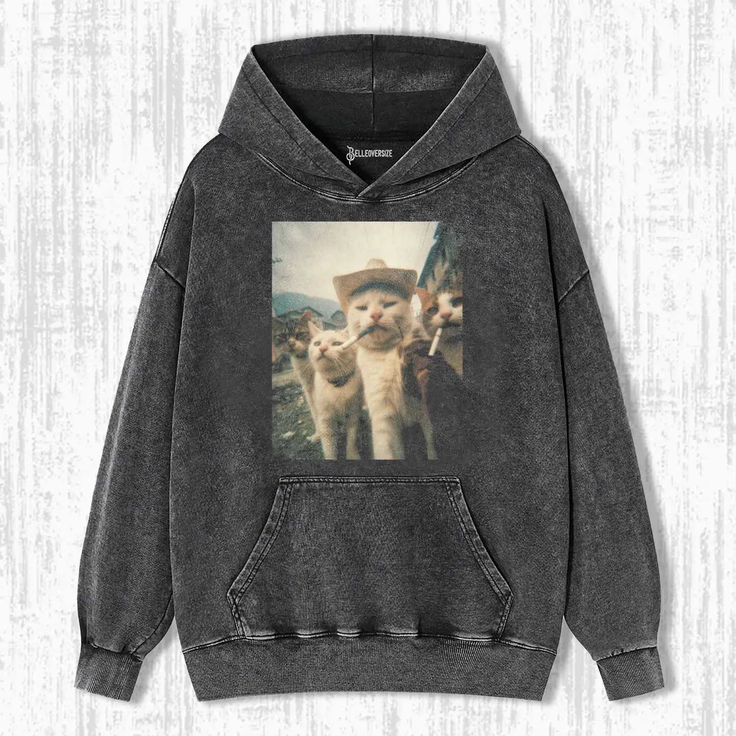 SMOKING CAT HOODIE