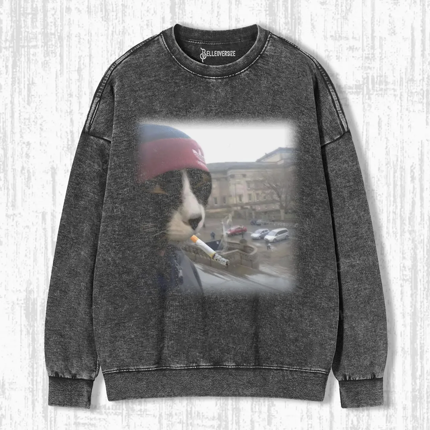 SMOKING CAT SWEATSHIRTS