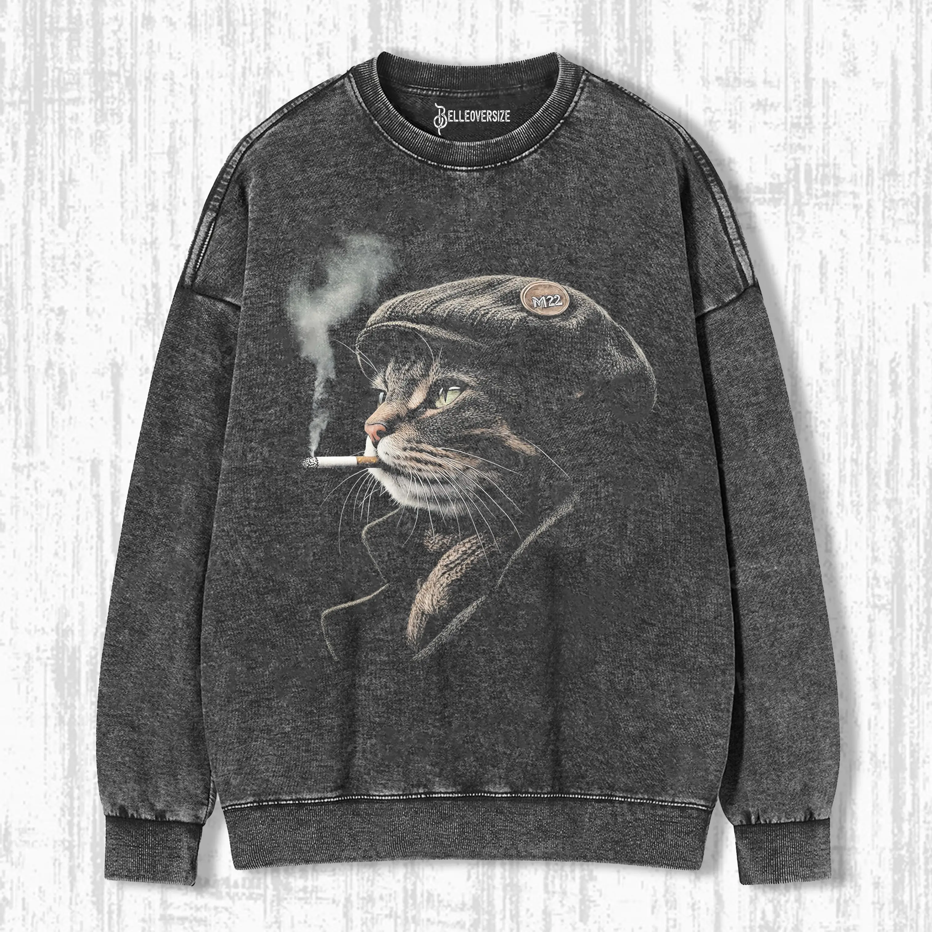 SMOKING CAT SWEATSHIRTS