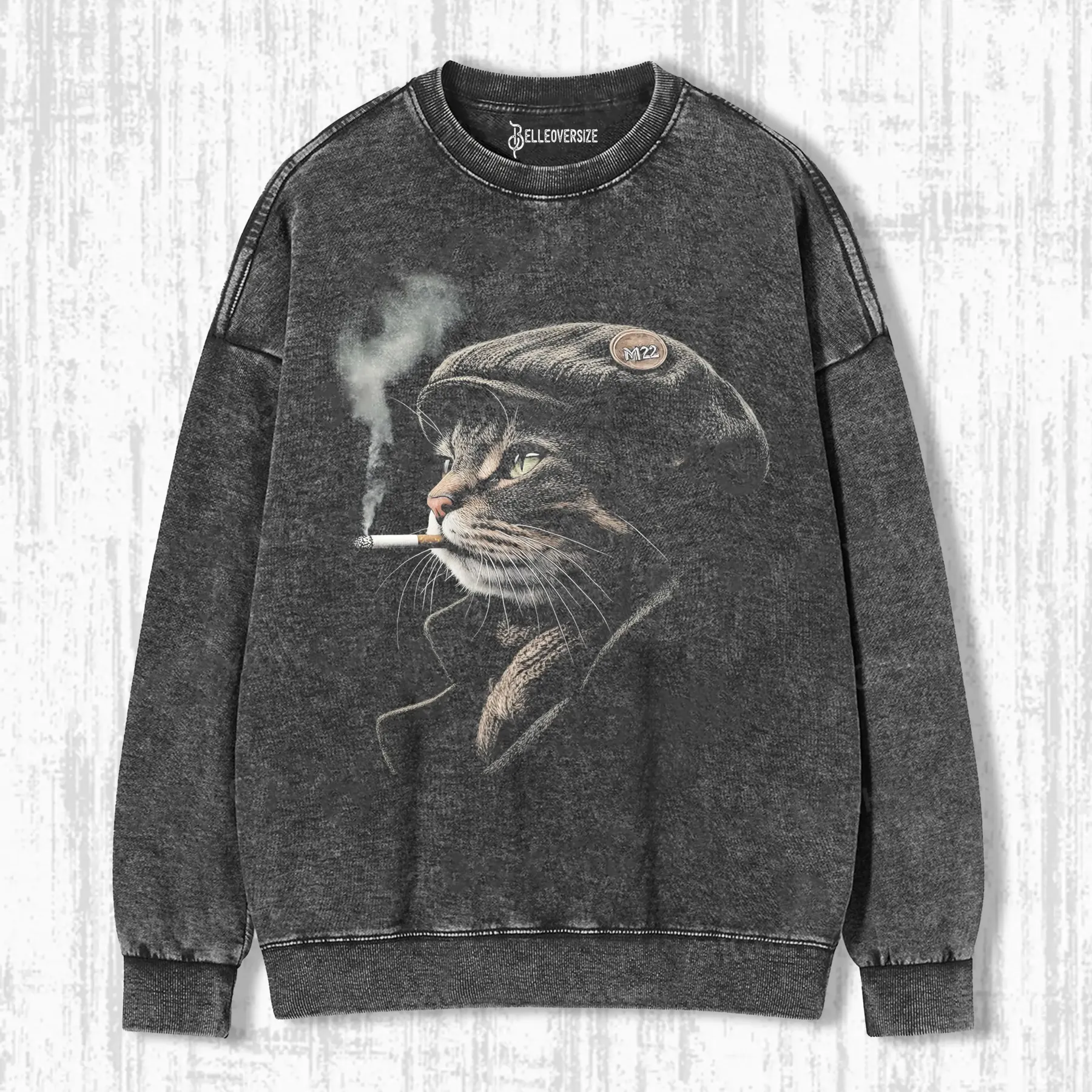 SMOKING CAT SWEATSHIRTS