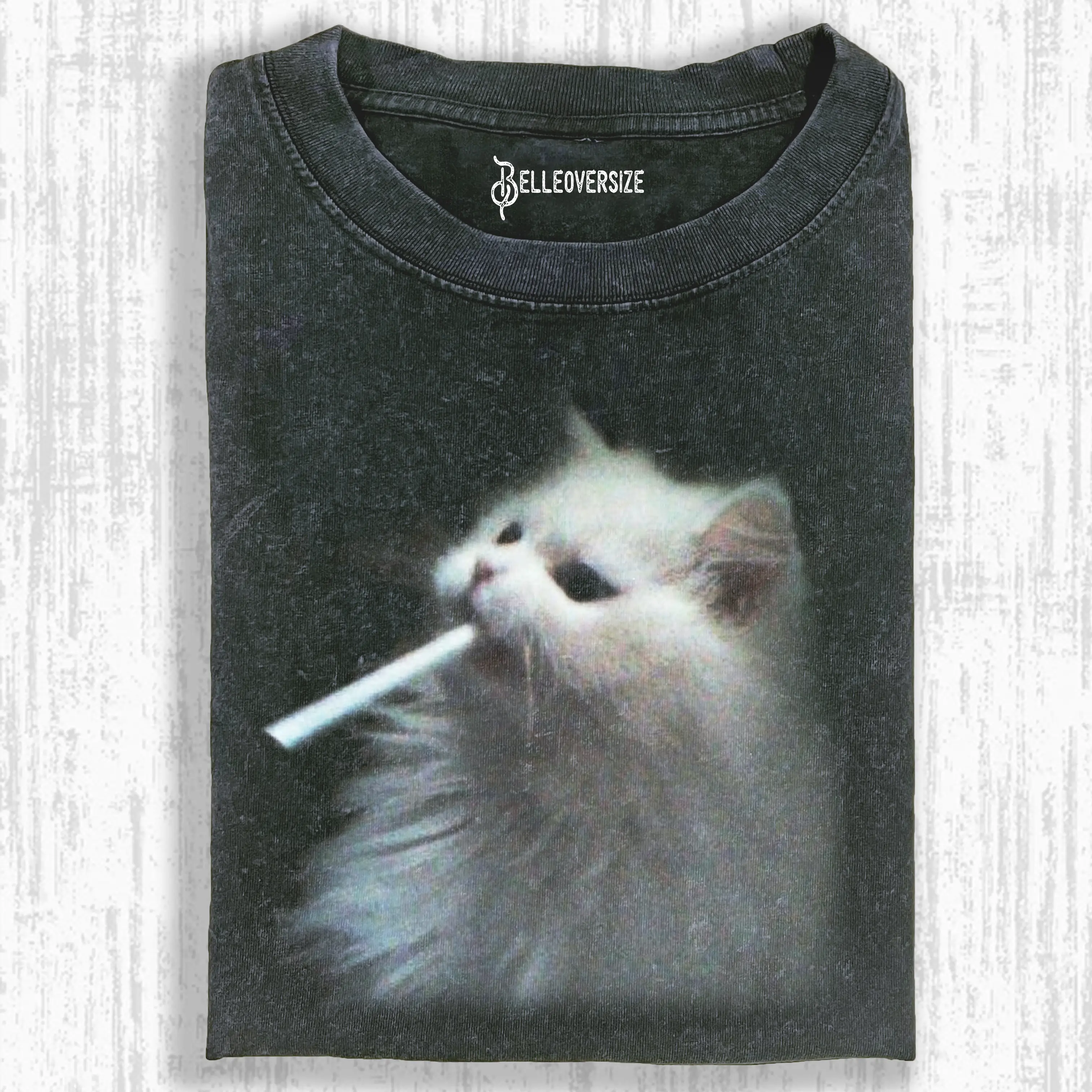 SMOKING CAT T-SHIRT
