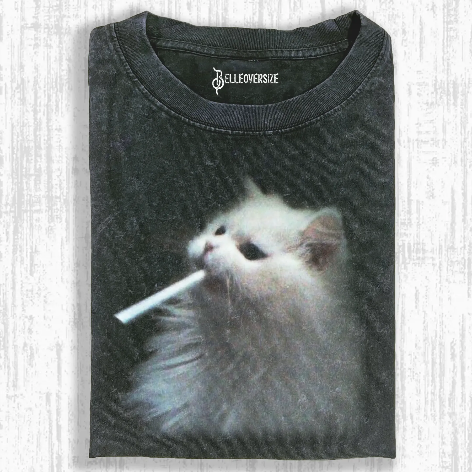 SMOKING CAT T-SHIRT