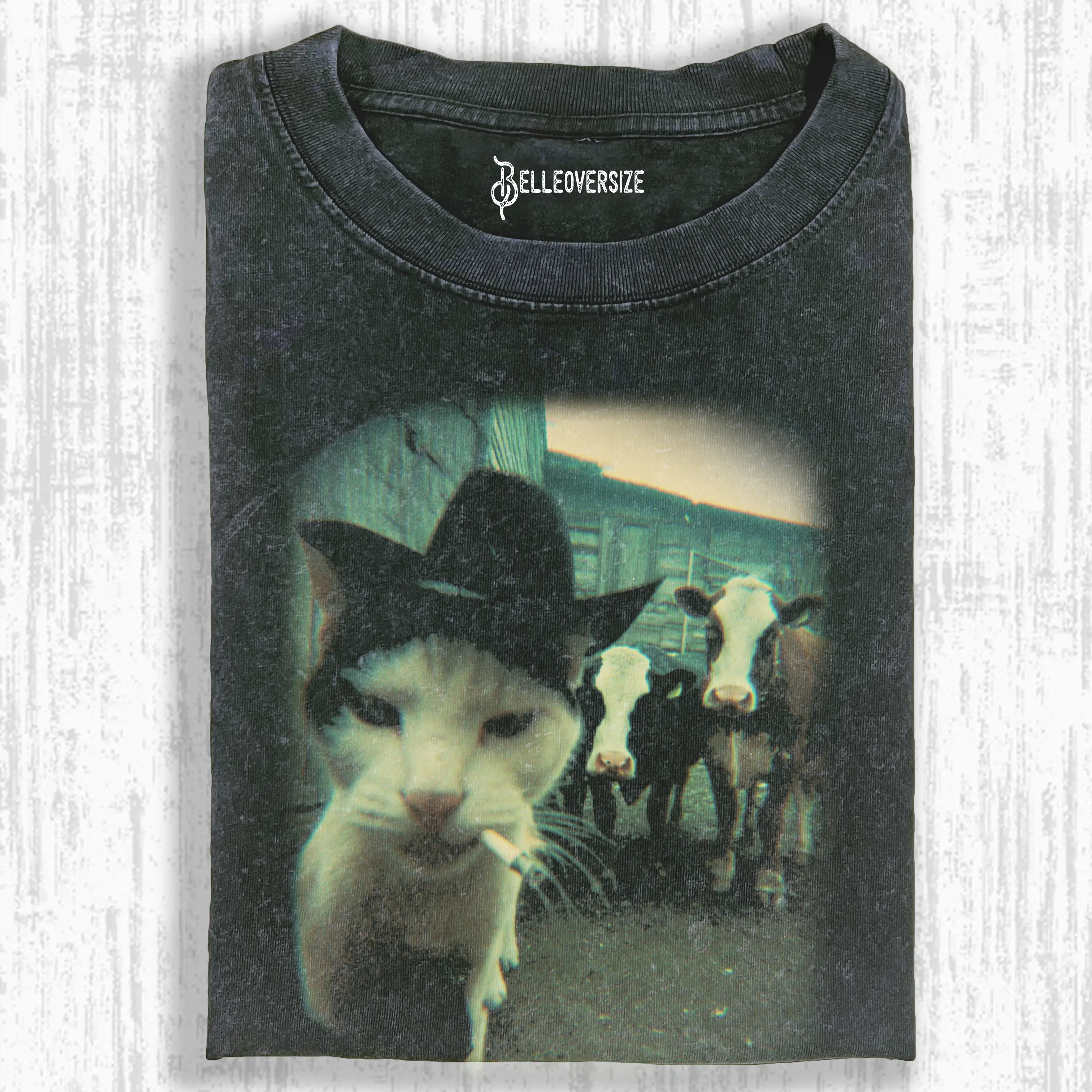SMOKING CAT T-SHIRT