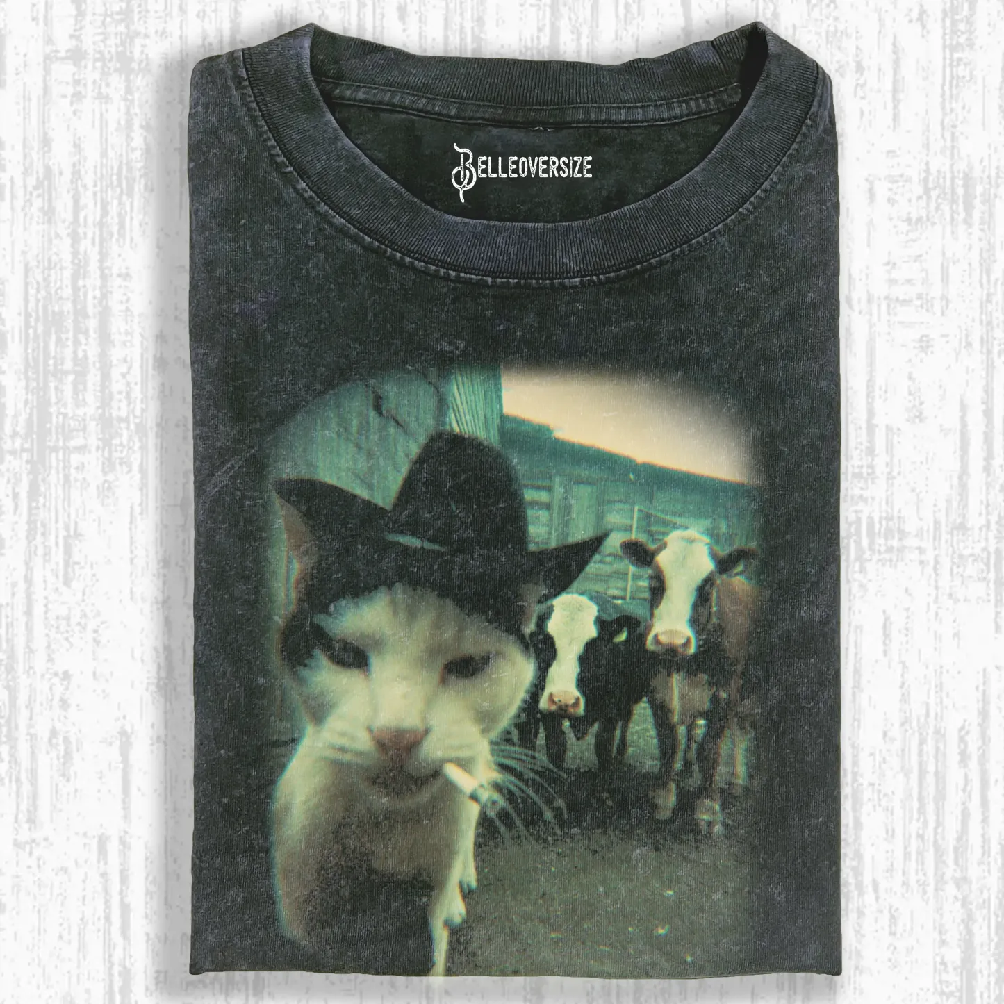 SMOKING CAT T-SHIRT