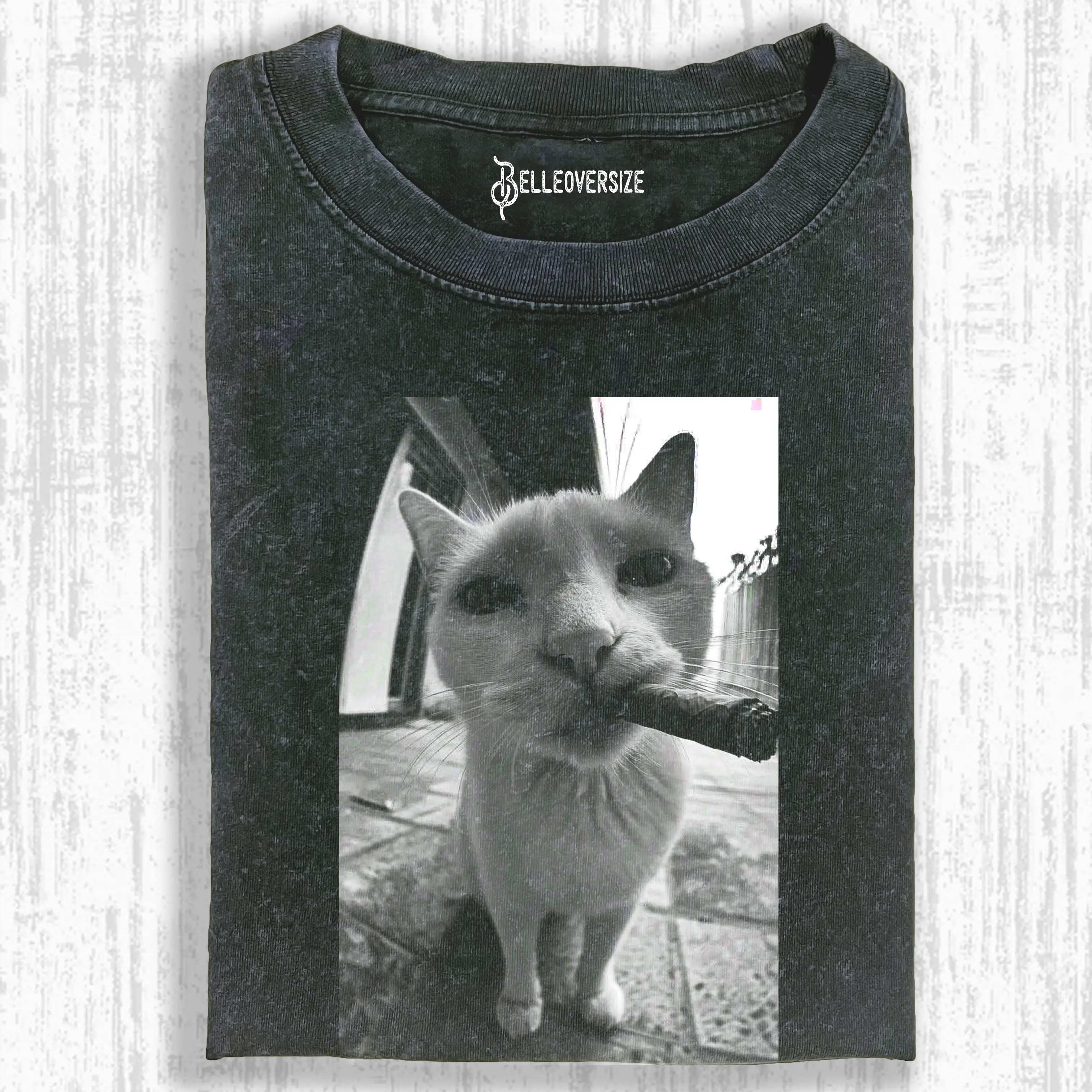 SMOKING CAT T-SHIRT
