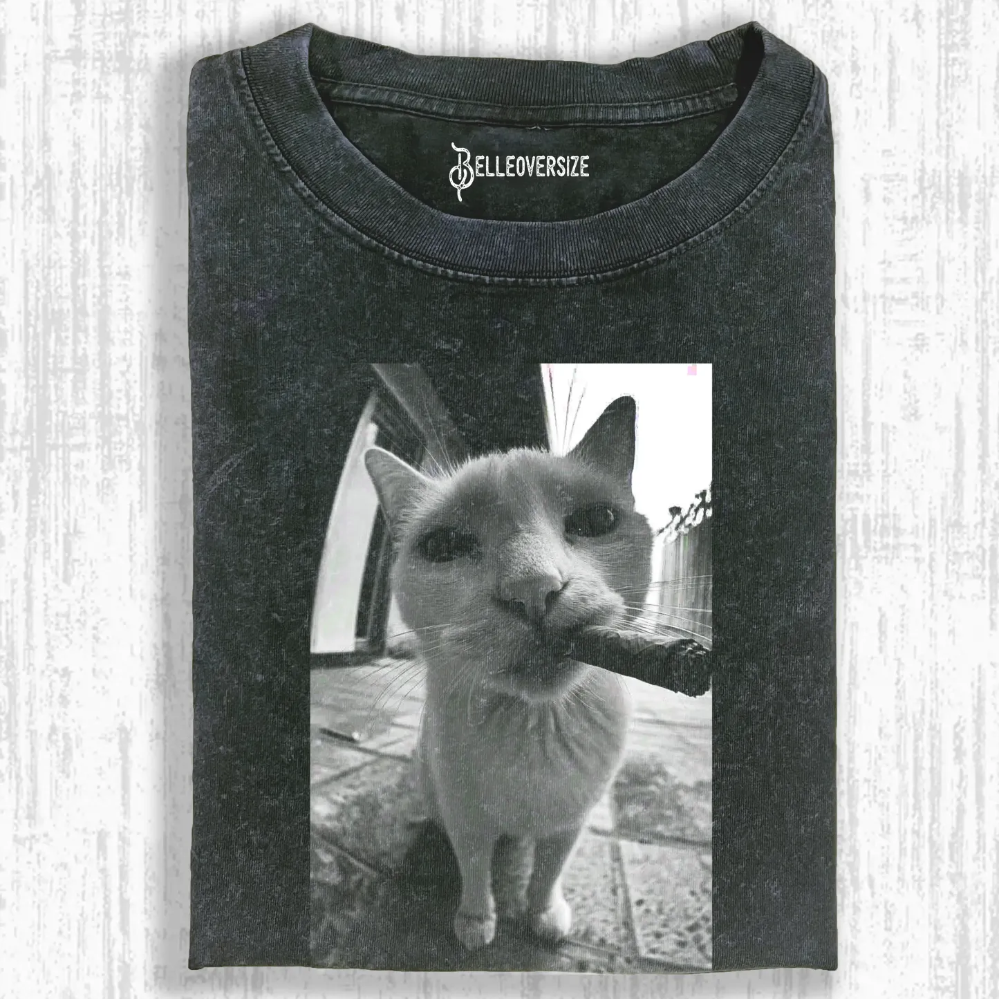 SMOKING CAT T-SHIRT