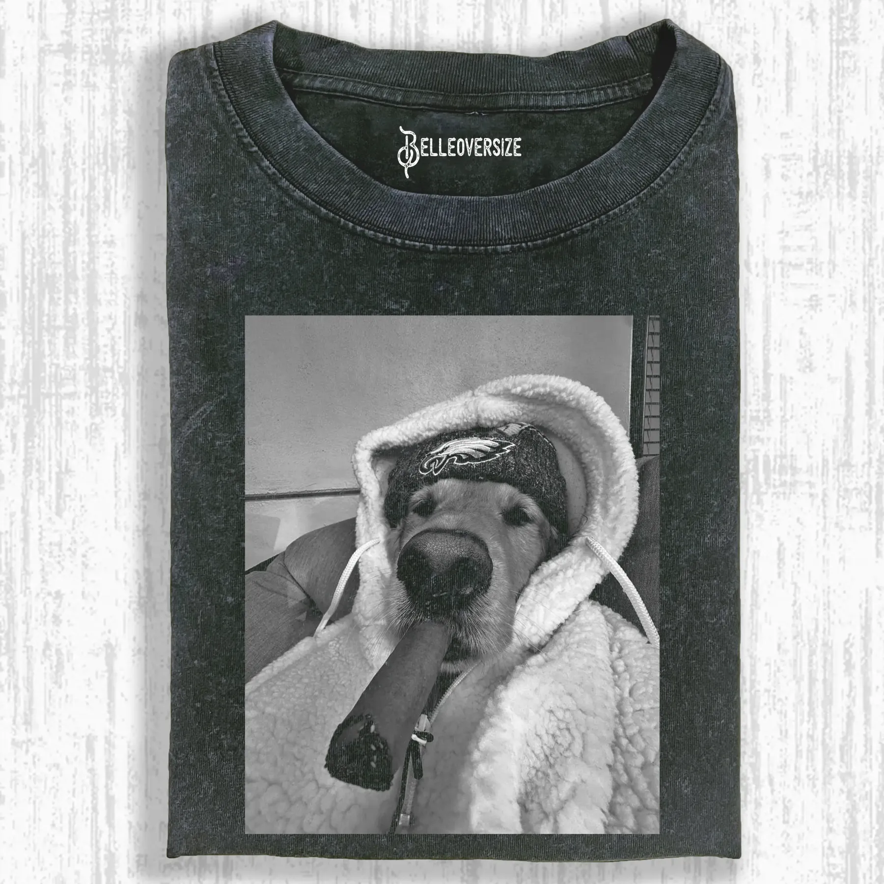 SMOKING DOG T-SHIRT