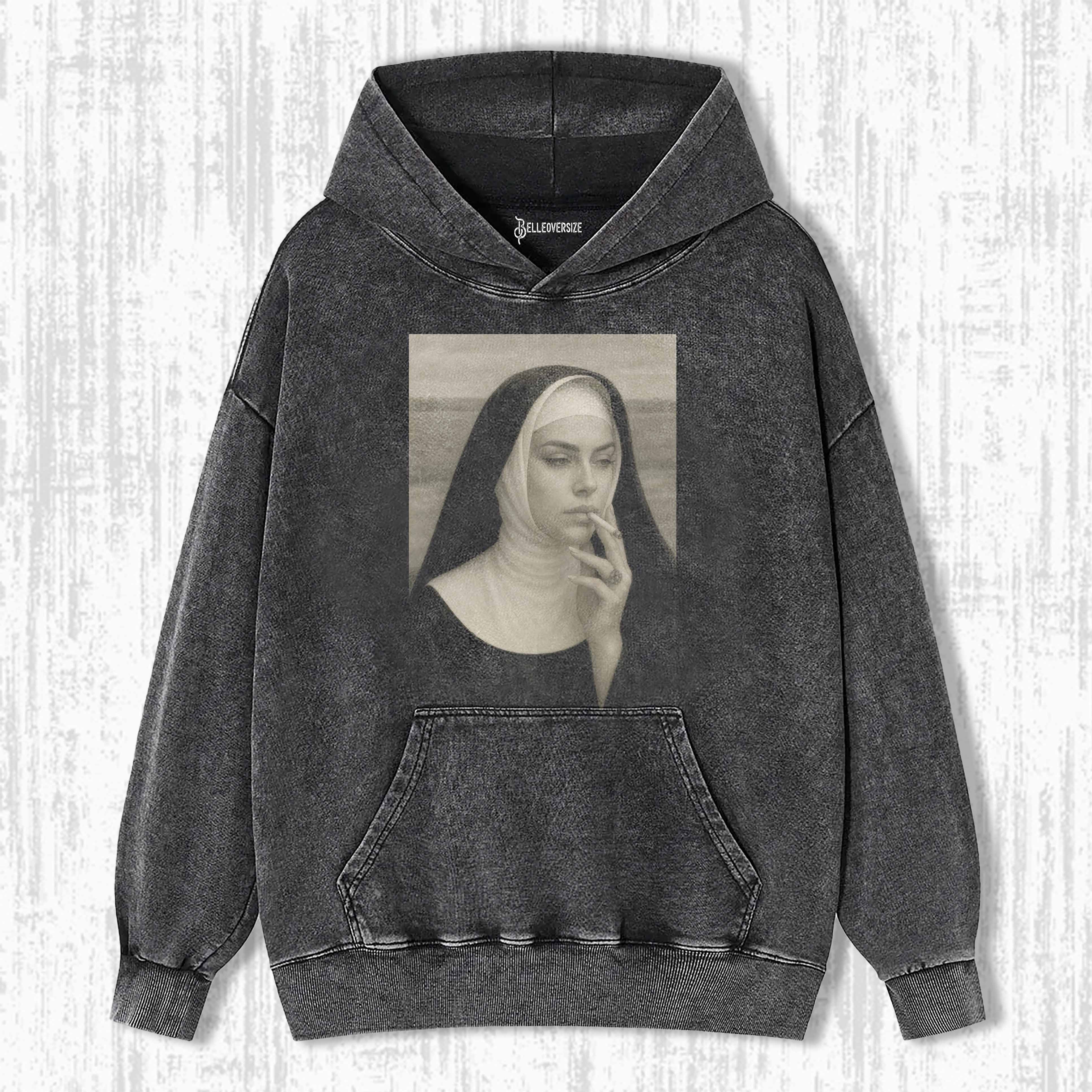 SMOKING NUNS HOODIE