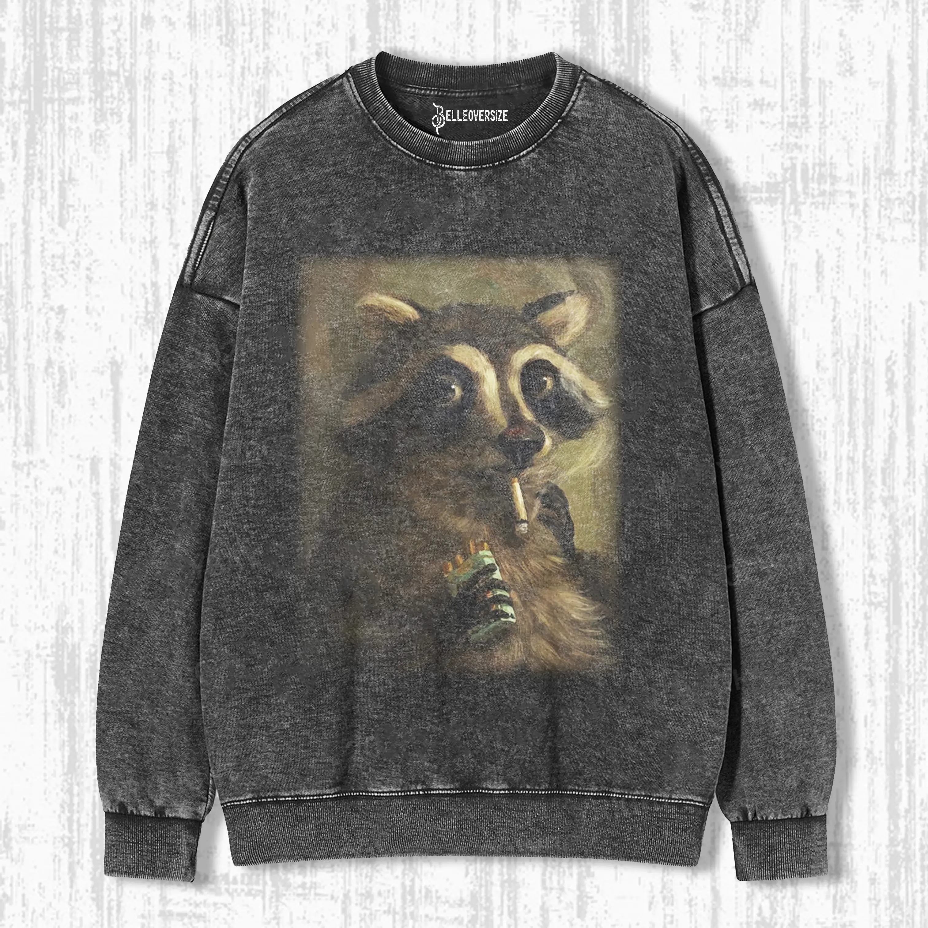 SMOKING RACCOON SWEATSHIRTS
