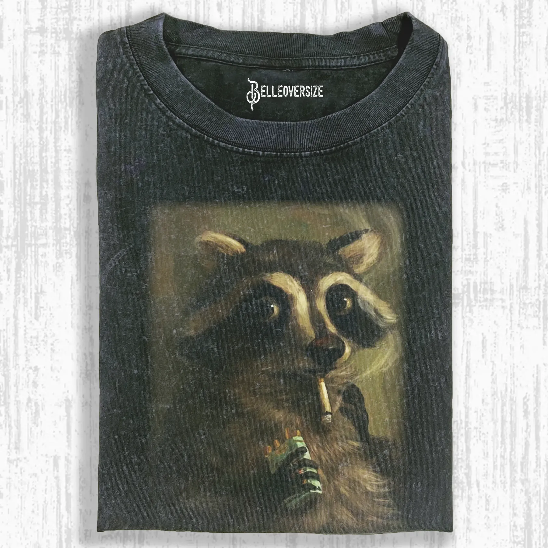 SMOKING RACCOON T-SHIRT