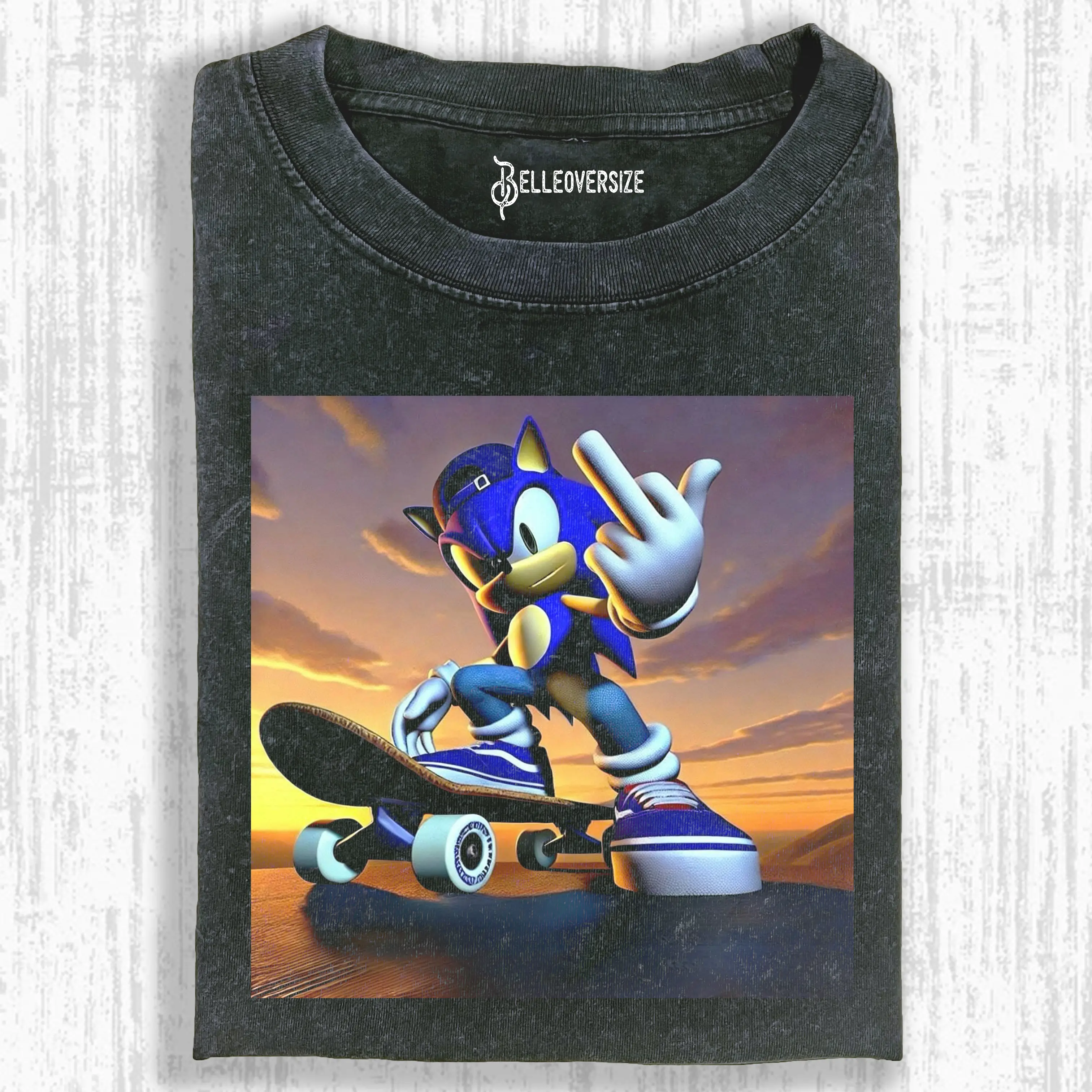 T-Shirt Officiel Sonic The Hedgehog - Taille S - Occasion Très Bon état
