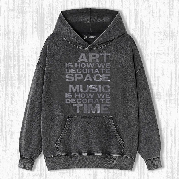 SPACE ART ROMANCE HOODIE