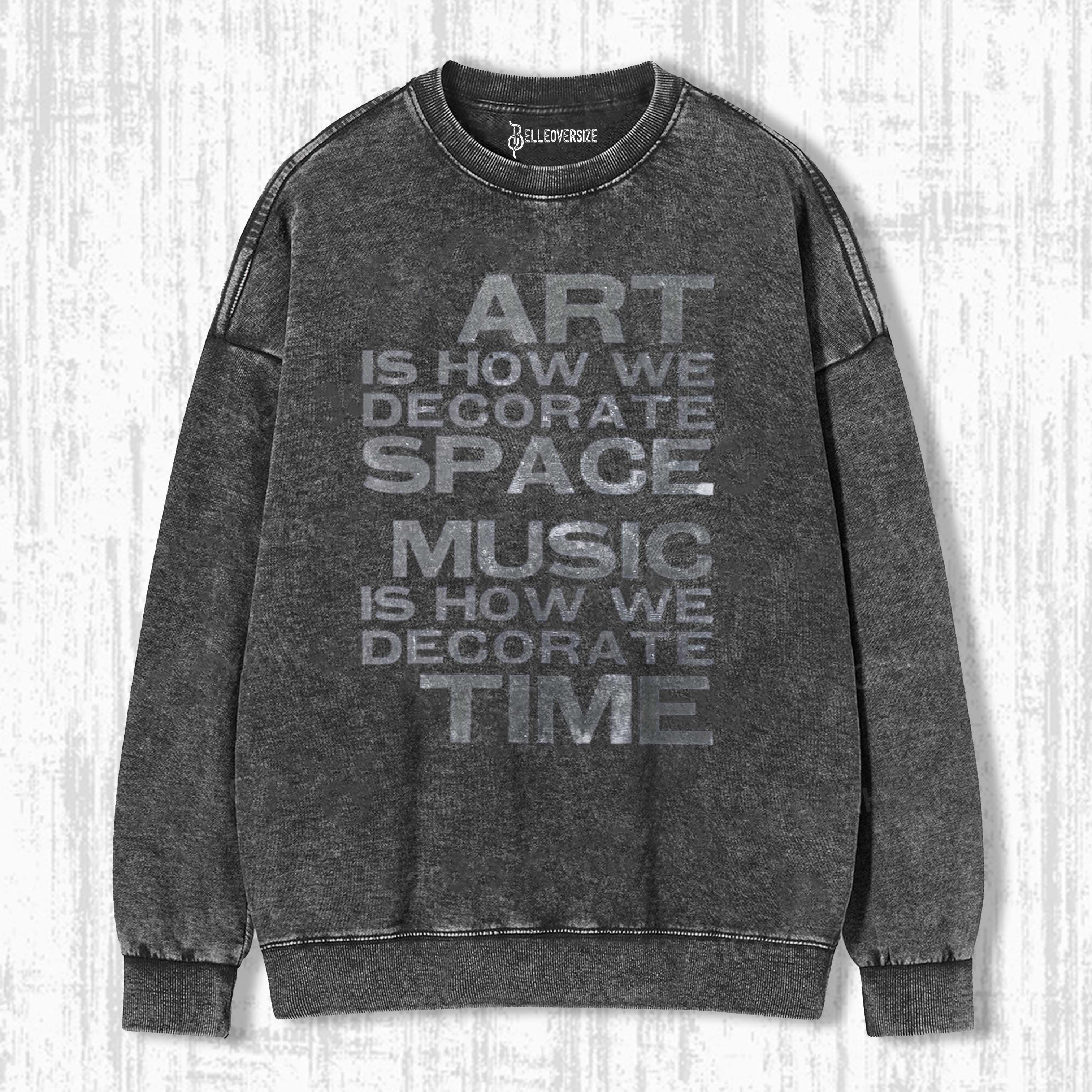 SPACE ART ROMANCE SWEATSHIRTS