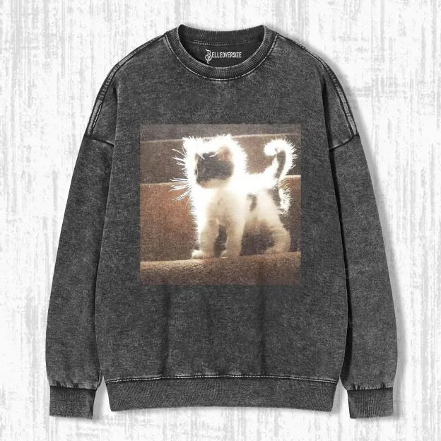 SPARKLING CAT SWEATSHIRTS