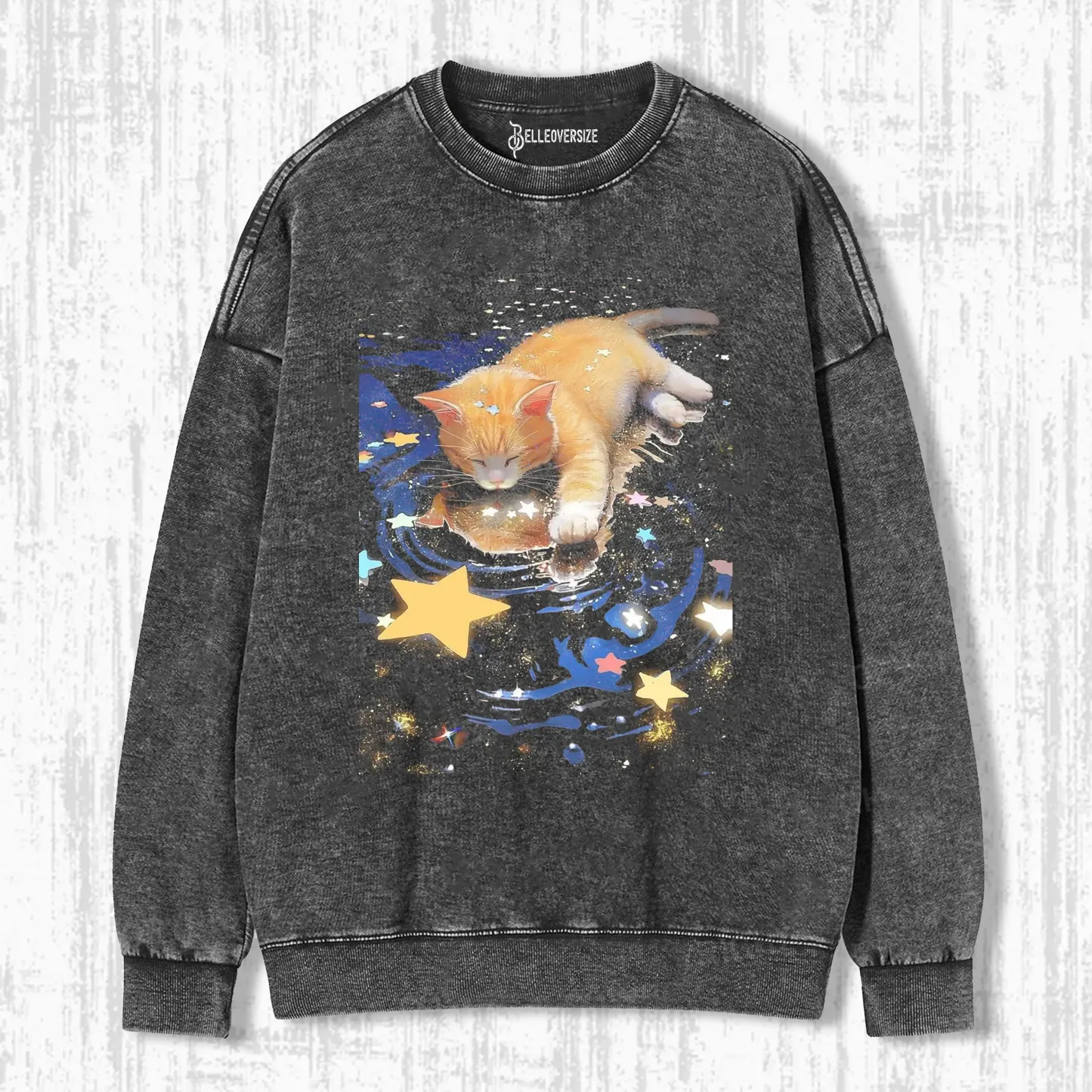 SPARKLING CAT SWEATSHIRTS