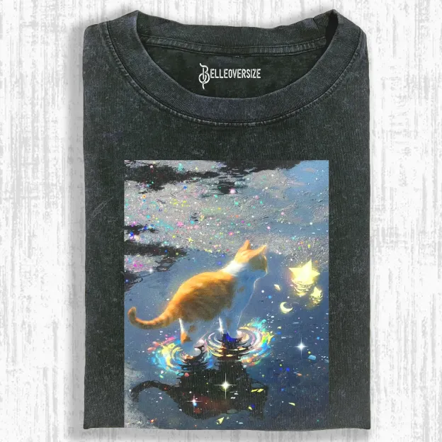 SPARKLING CAT T-SHIRT