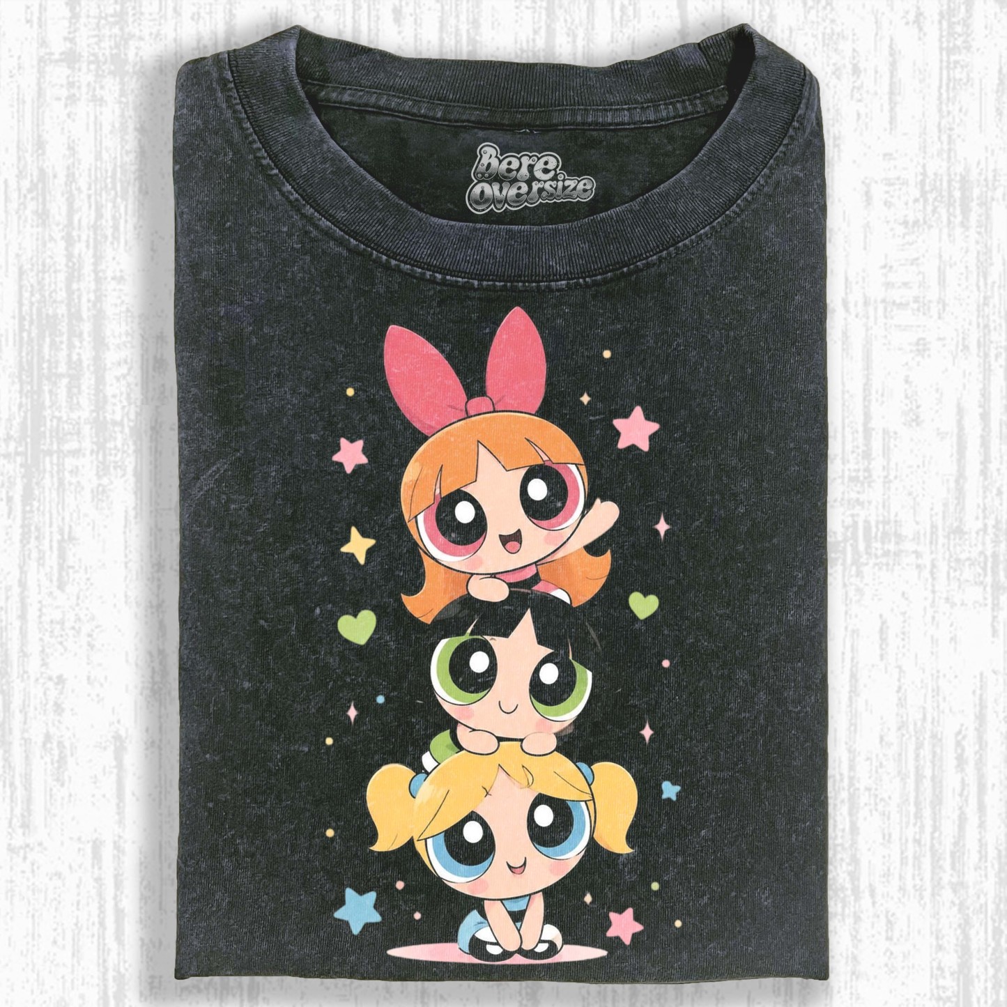 RETRO SCARY MASK CLUSTER T-SHIRT