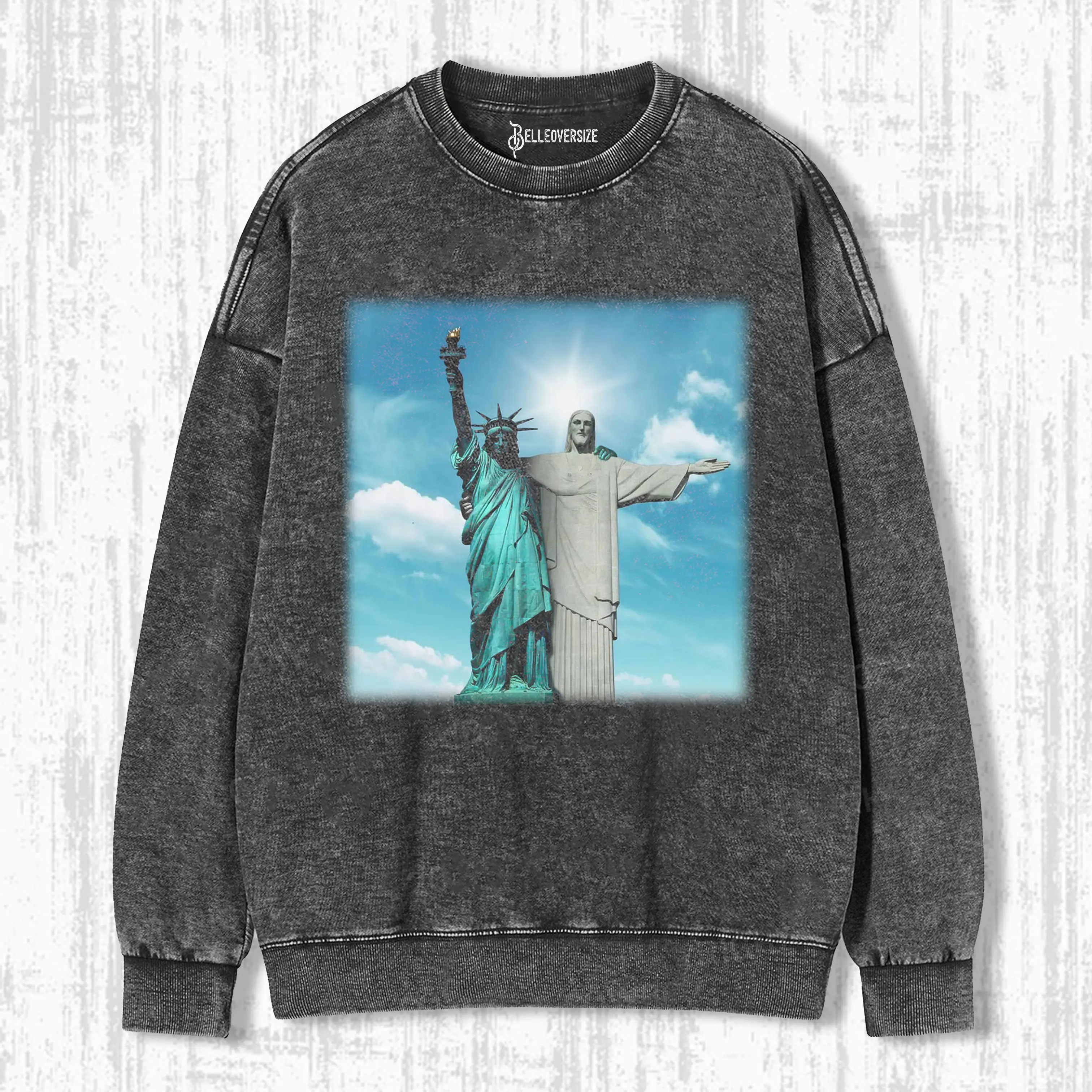 STATUE OF LIBERTY & JESUS SWEATSHIRTS