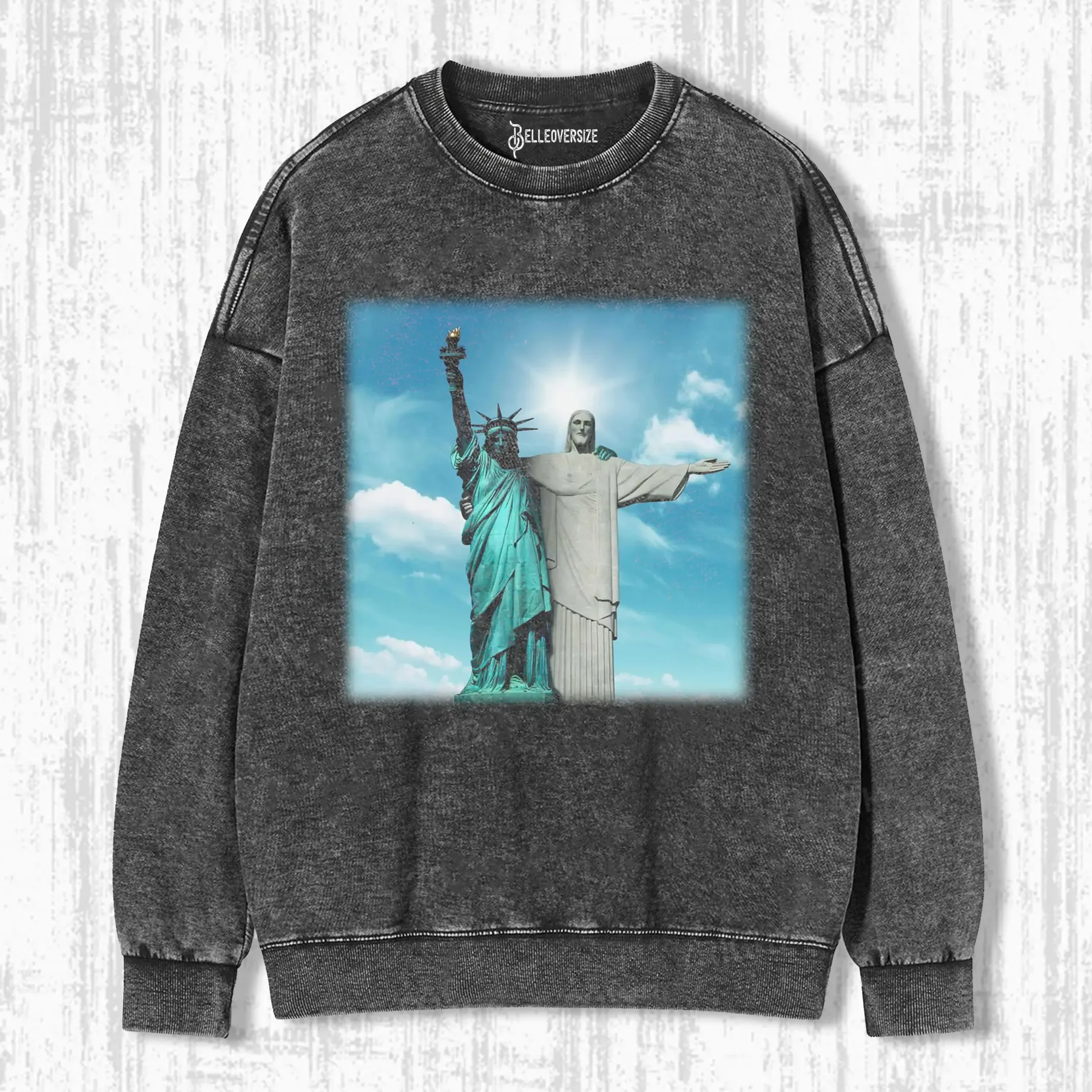 STATUE OF LIBERTY & JESUS SWEATSHIRTS