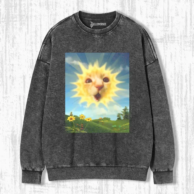 SUNSHINE CAT SWEATSHIRTS 