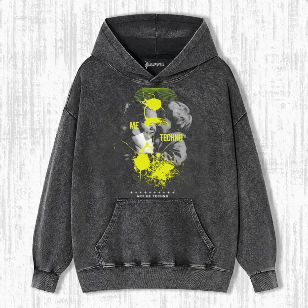 TECHNO IS LOVE  HOODIE