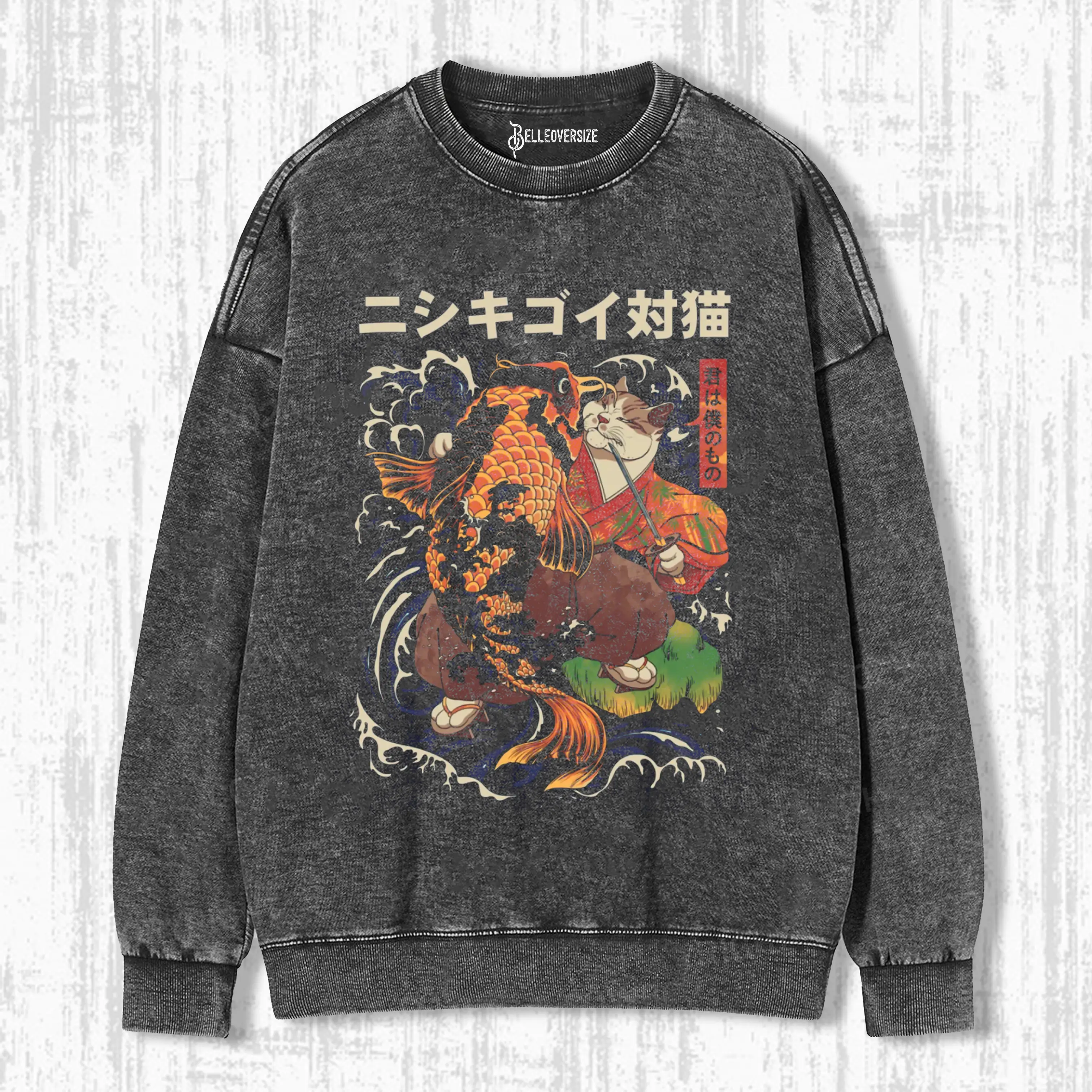THE CAT AND THE KOI SWEATSHIRTS