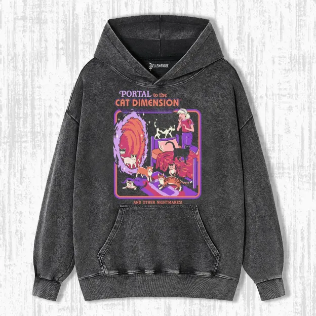 THE CAT DIMENSION  HOODIE