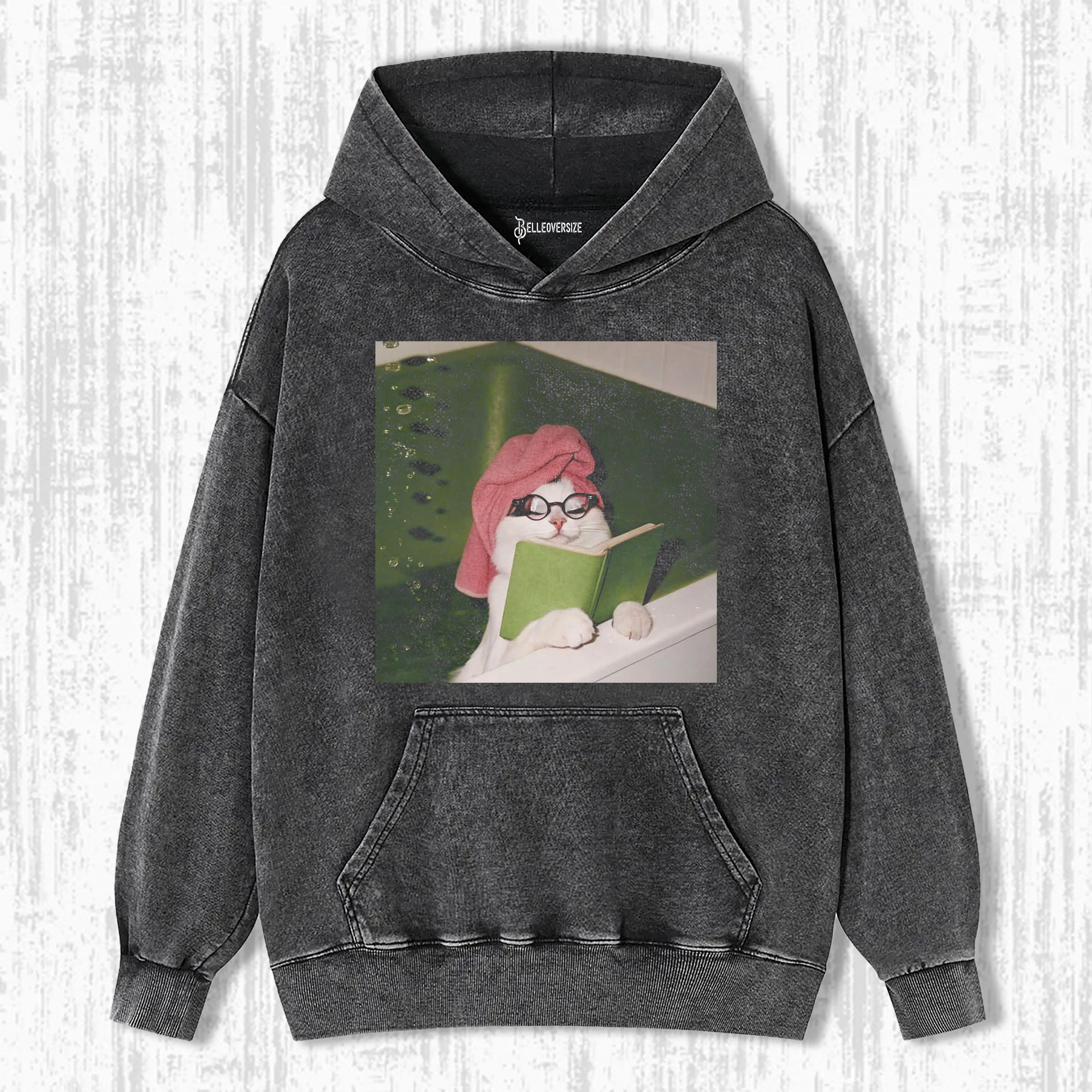 THE CAT WHO STUDIED HARD HOODIE