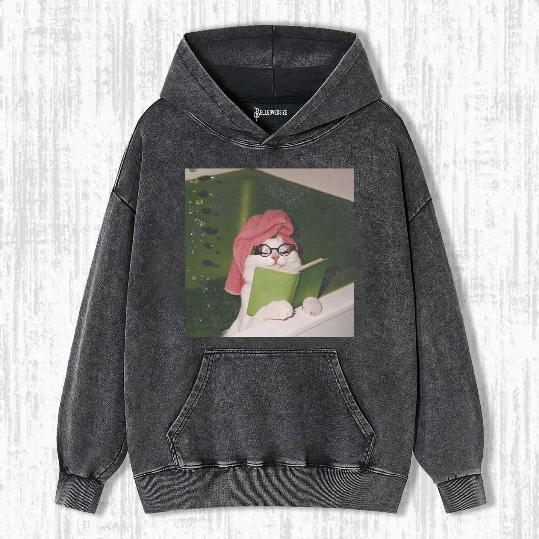 THE CAT WHO STUDIED HARD HOODIE