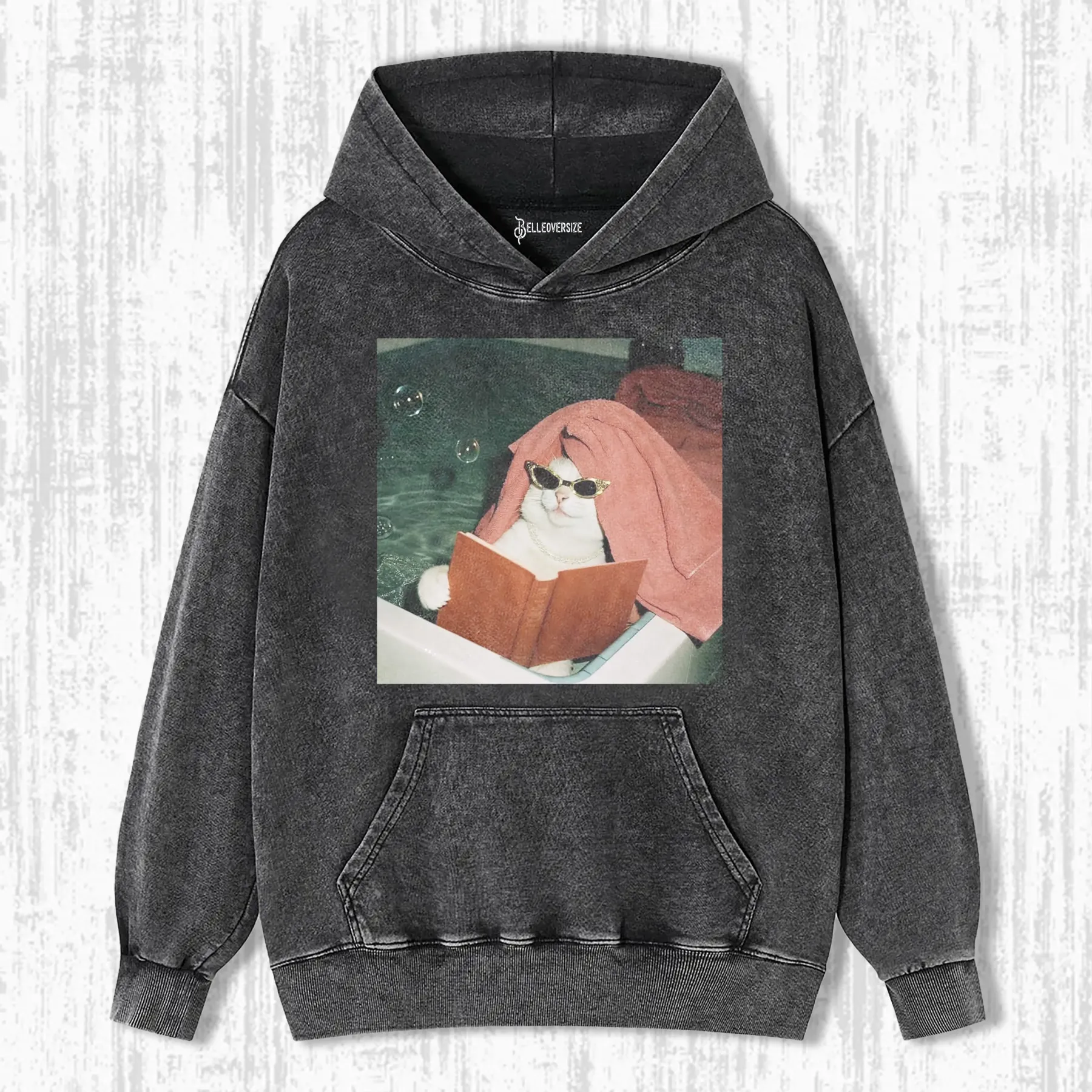 THE CAT WHO STUDIED HARD HOODIE