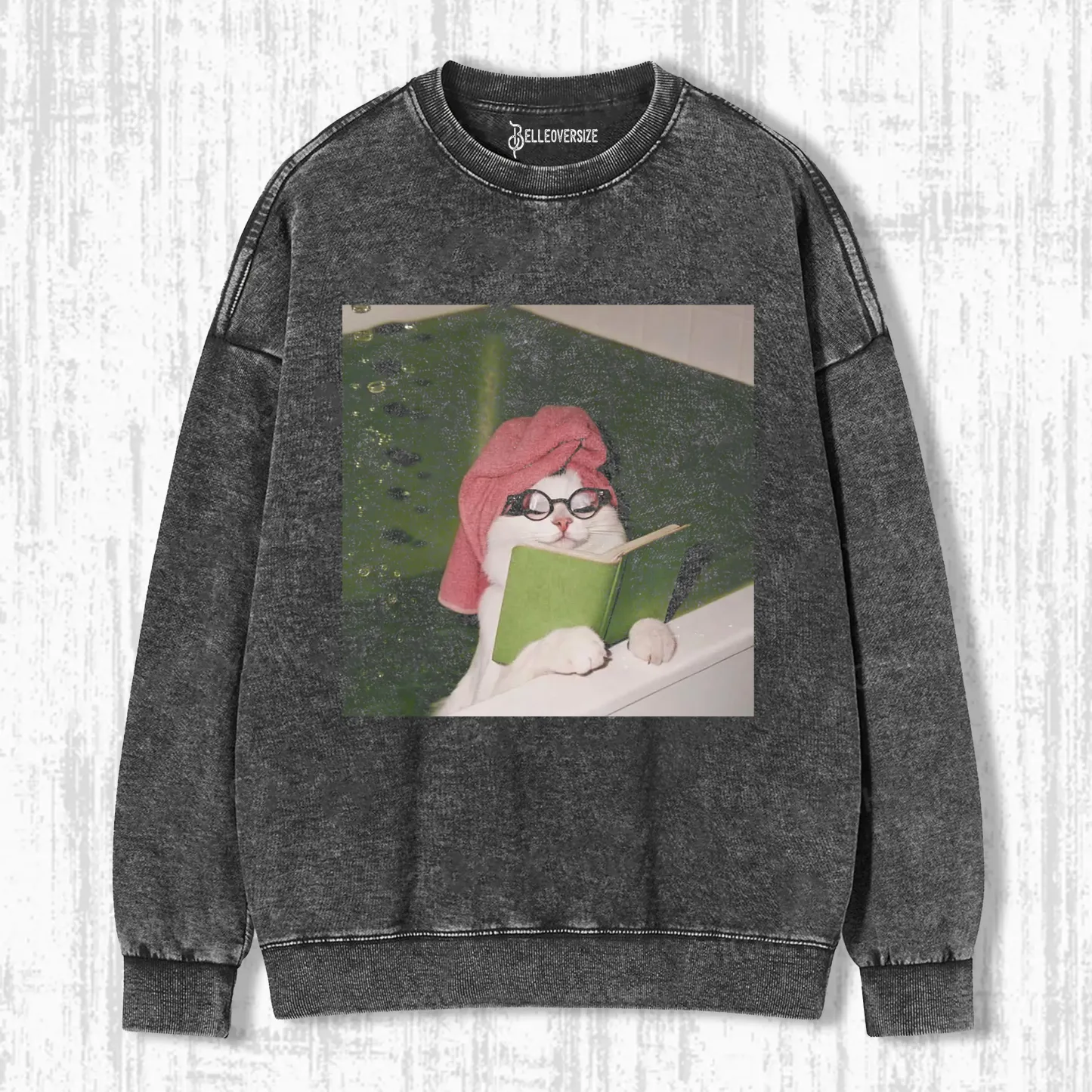 THE CAT WHO STUDIED HARD SWEATSHIRTS