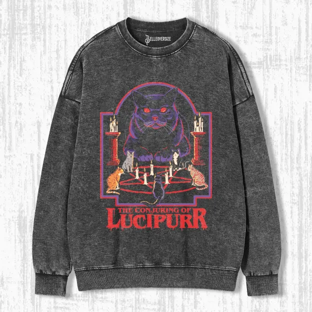 THE CONJURING OF LUCIPURR  SWEATSHIRTS
