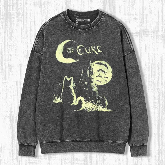 THE CURE CAT SWEATSHIRTS