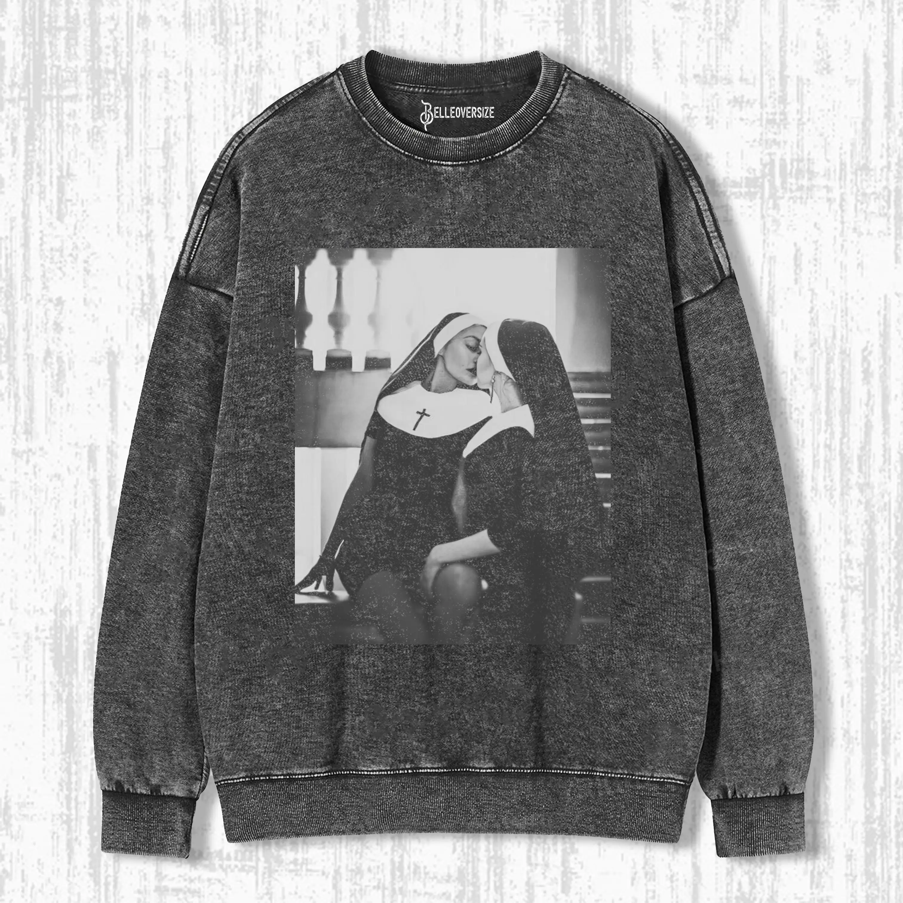 THE SINFUL NUNS KISS SWEATSHIRTS