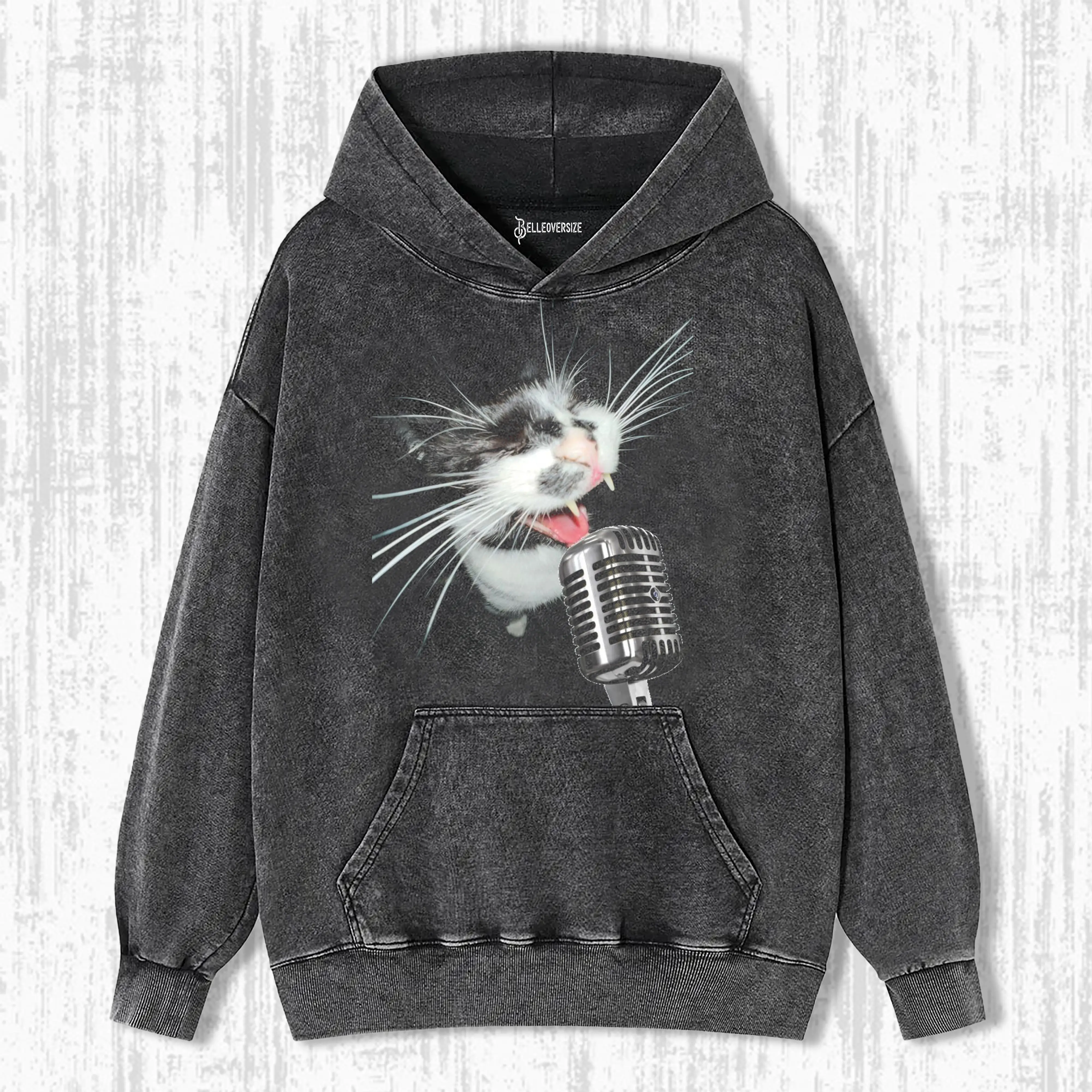 THE SINGING CAT  HOODIE