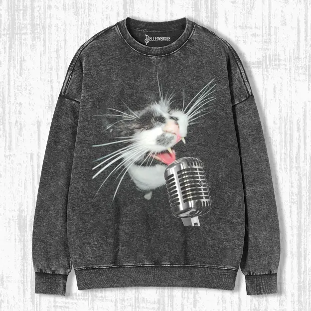 THE SINGING CAT SWEATSHIRTS