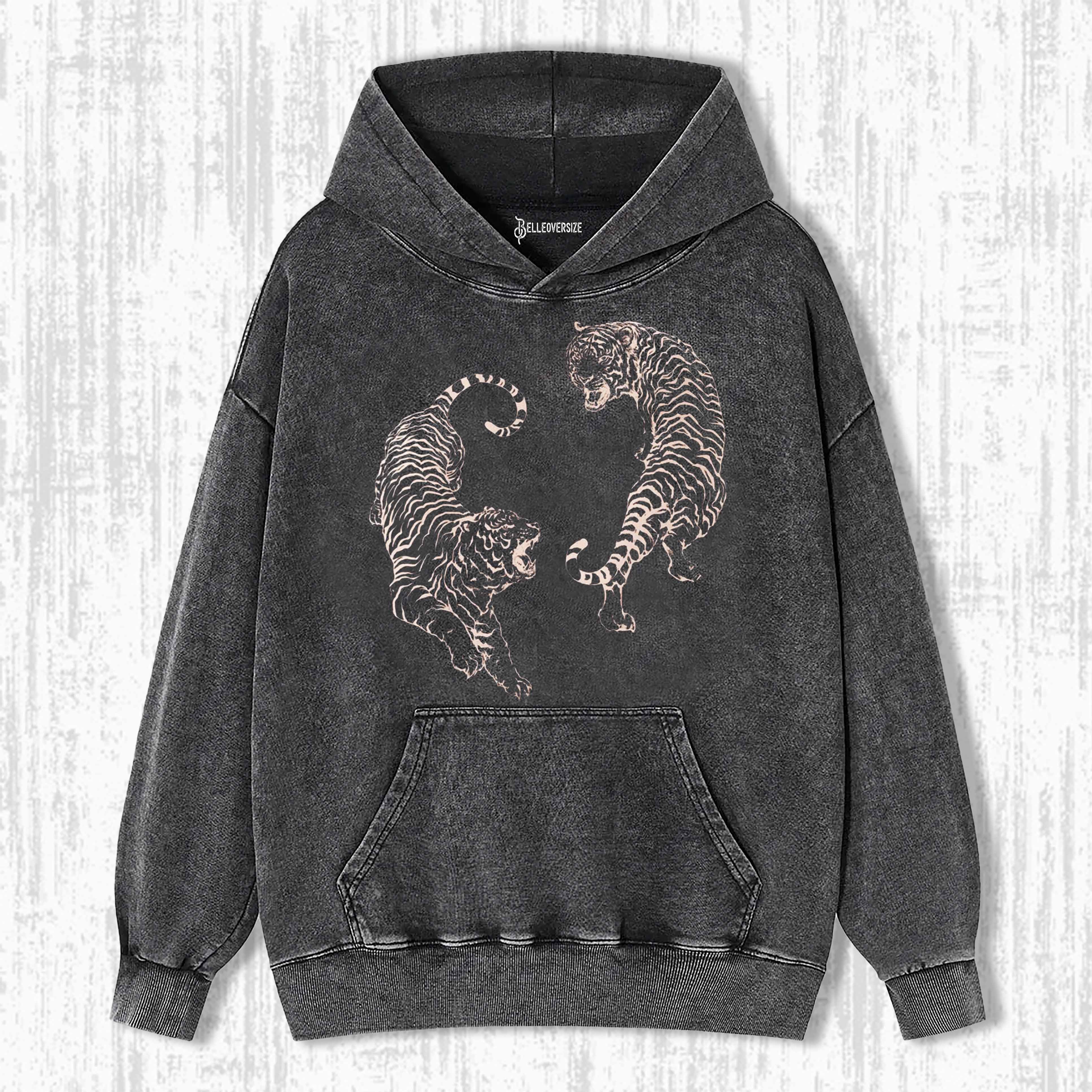 TIGER VINTAGE HOODIE