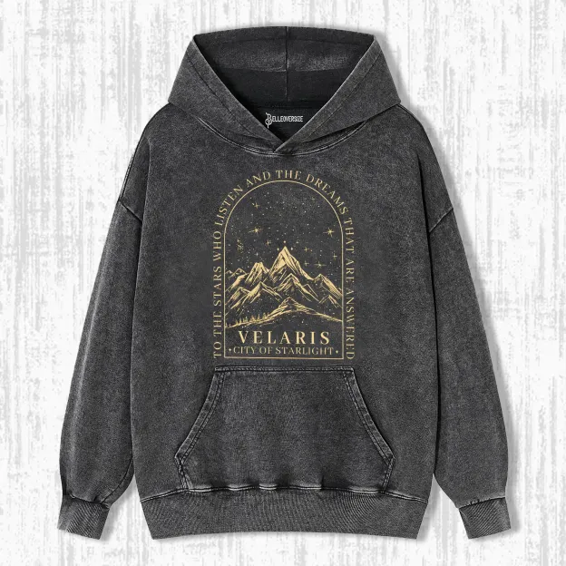TO THE STARS WHO LISTEN AND THE DREAMS THAT ARE ANSWER HOODIE