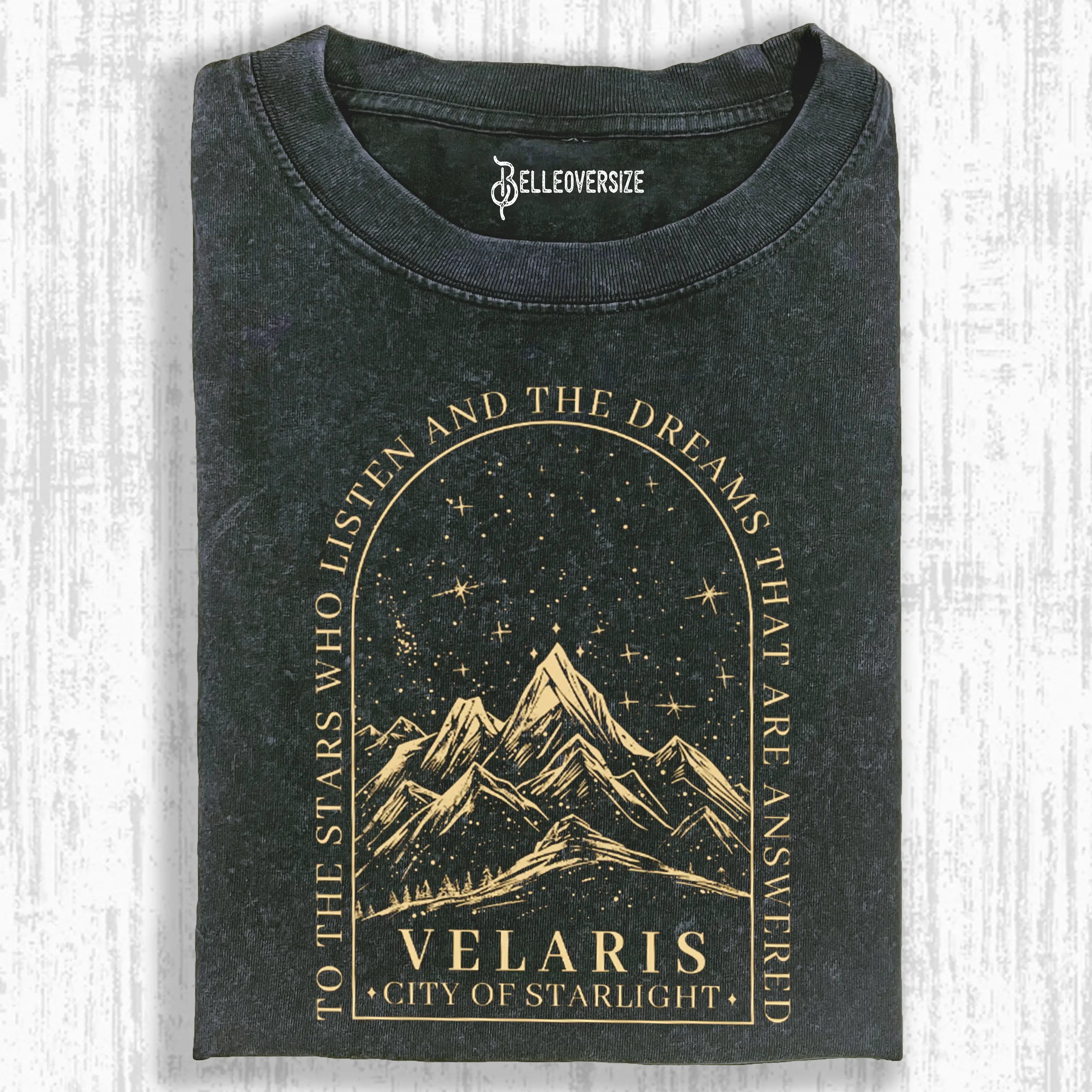 TO THE STARS WHO LISTEN AND THE DREAMS THAT ARE ANSWER T-SHIRT