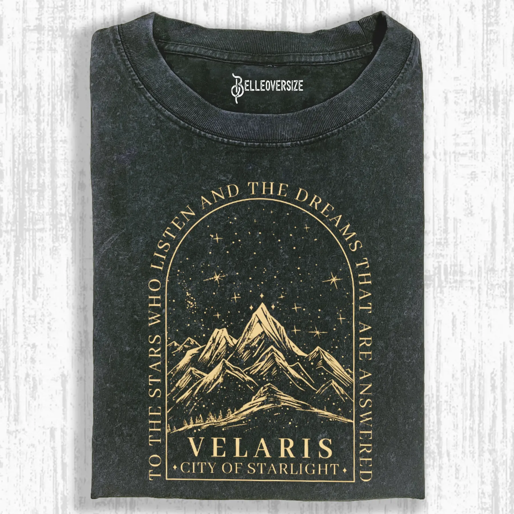 TO THE STARS WHO LISTEN AND THE DREAMS THAT ARE ANSWER T-SHIRT