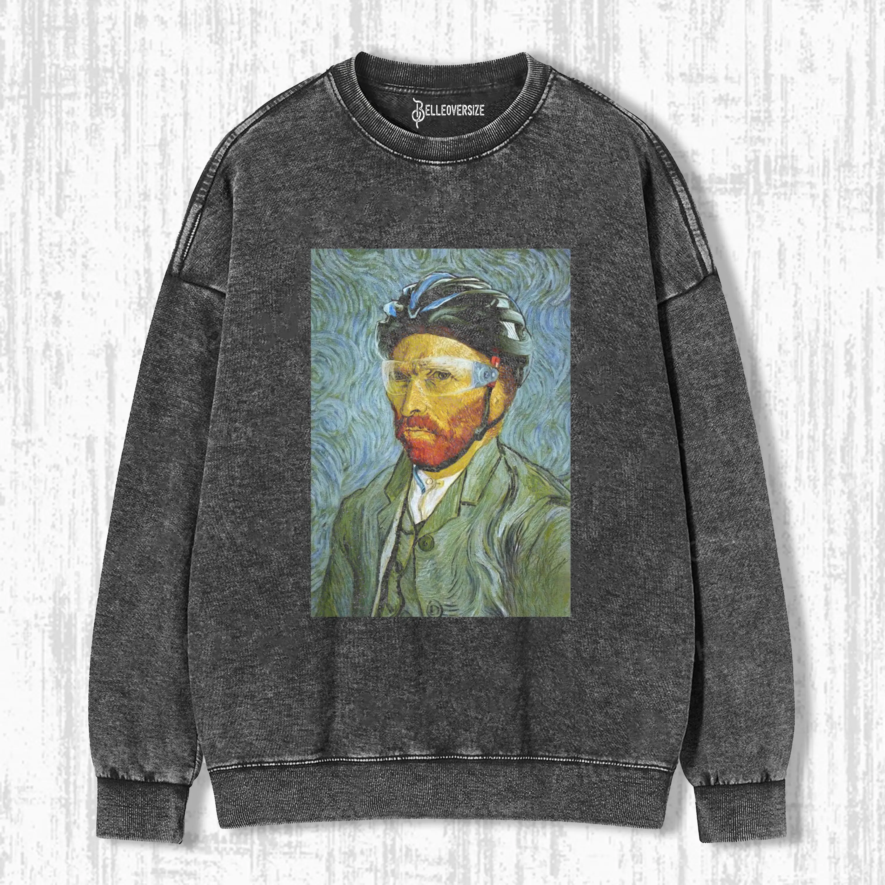 VAN GOGH ON A BICYCLE SWEATSHIRTS