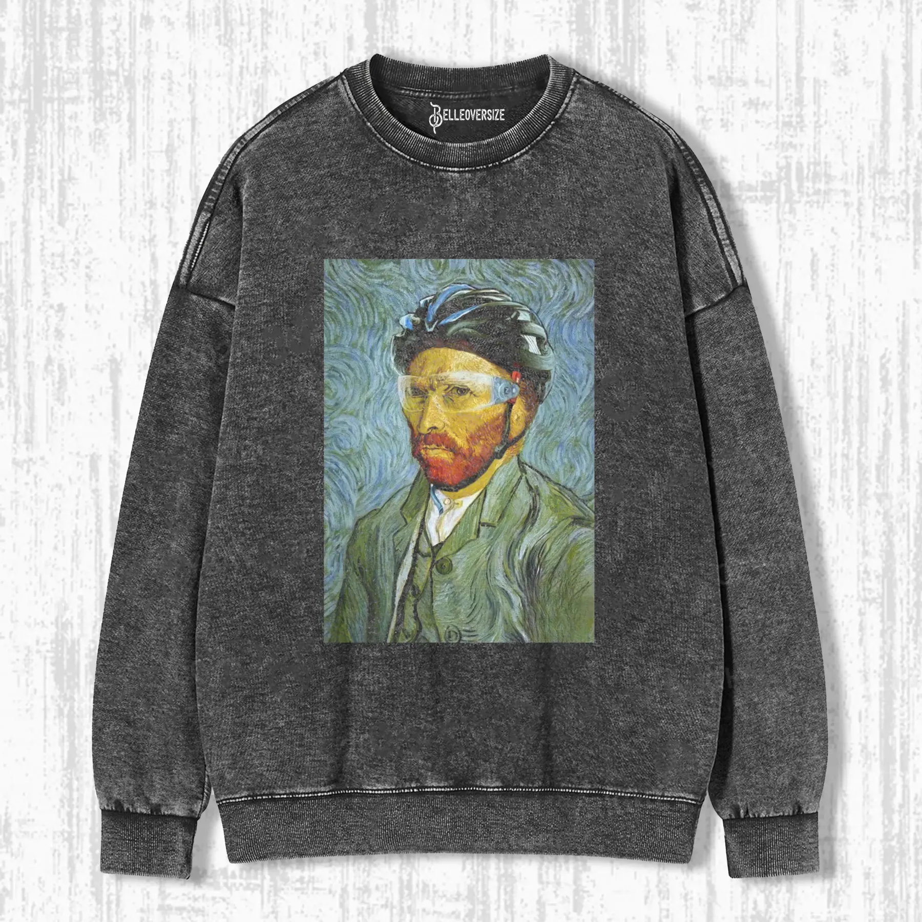 VAN GOGH ON A BICYCLE SWEATSHIRTS