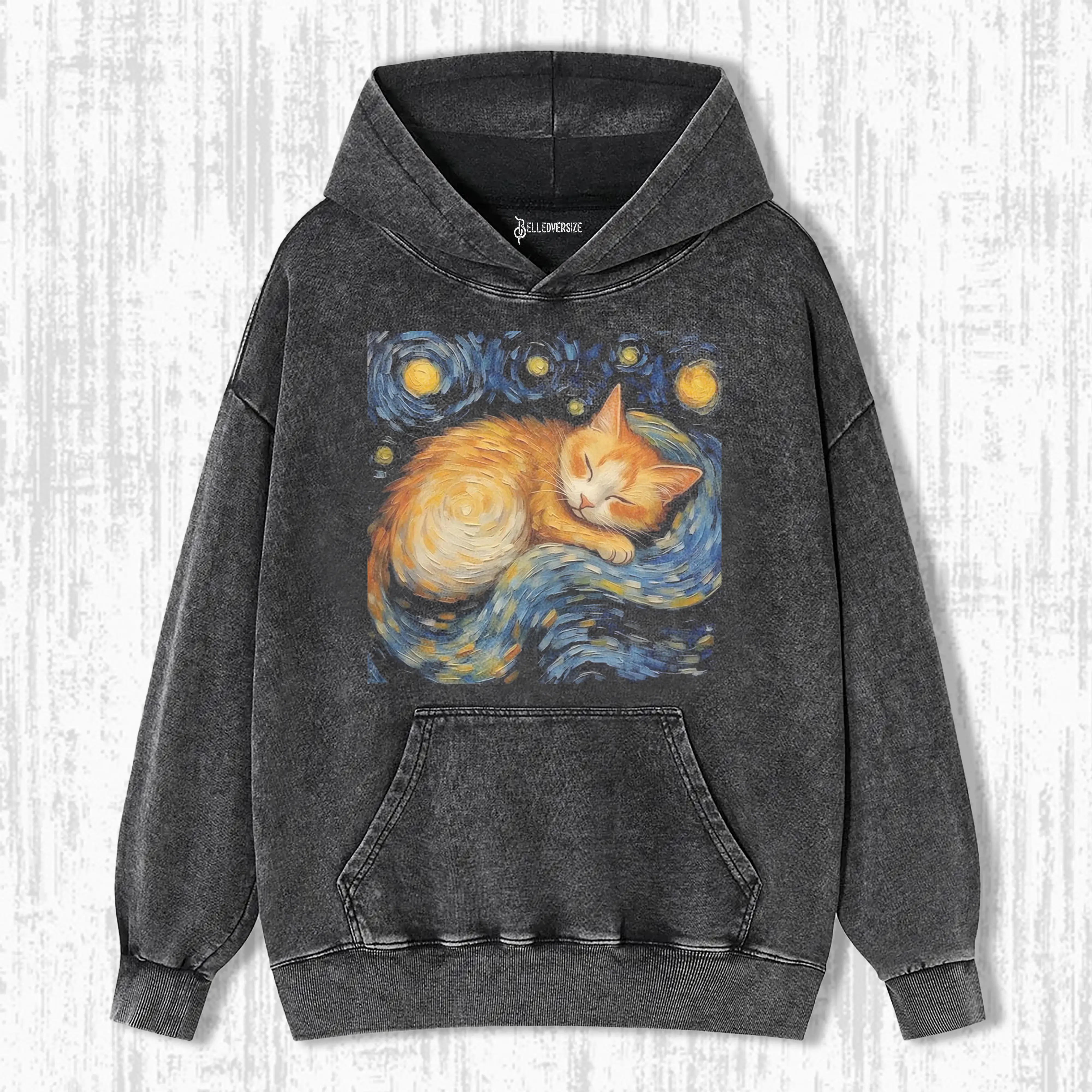 VAN GOGH'S CAT HOODIE