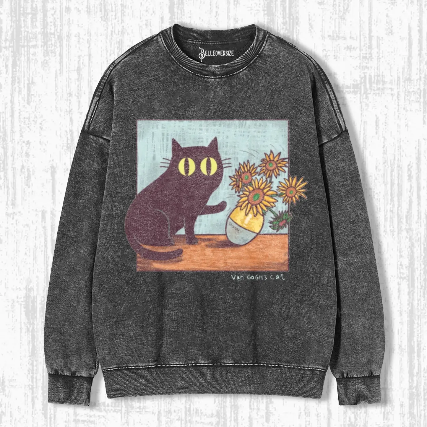 VAN GOGH'S CAT SWEATSHIRTS