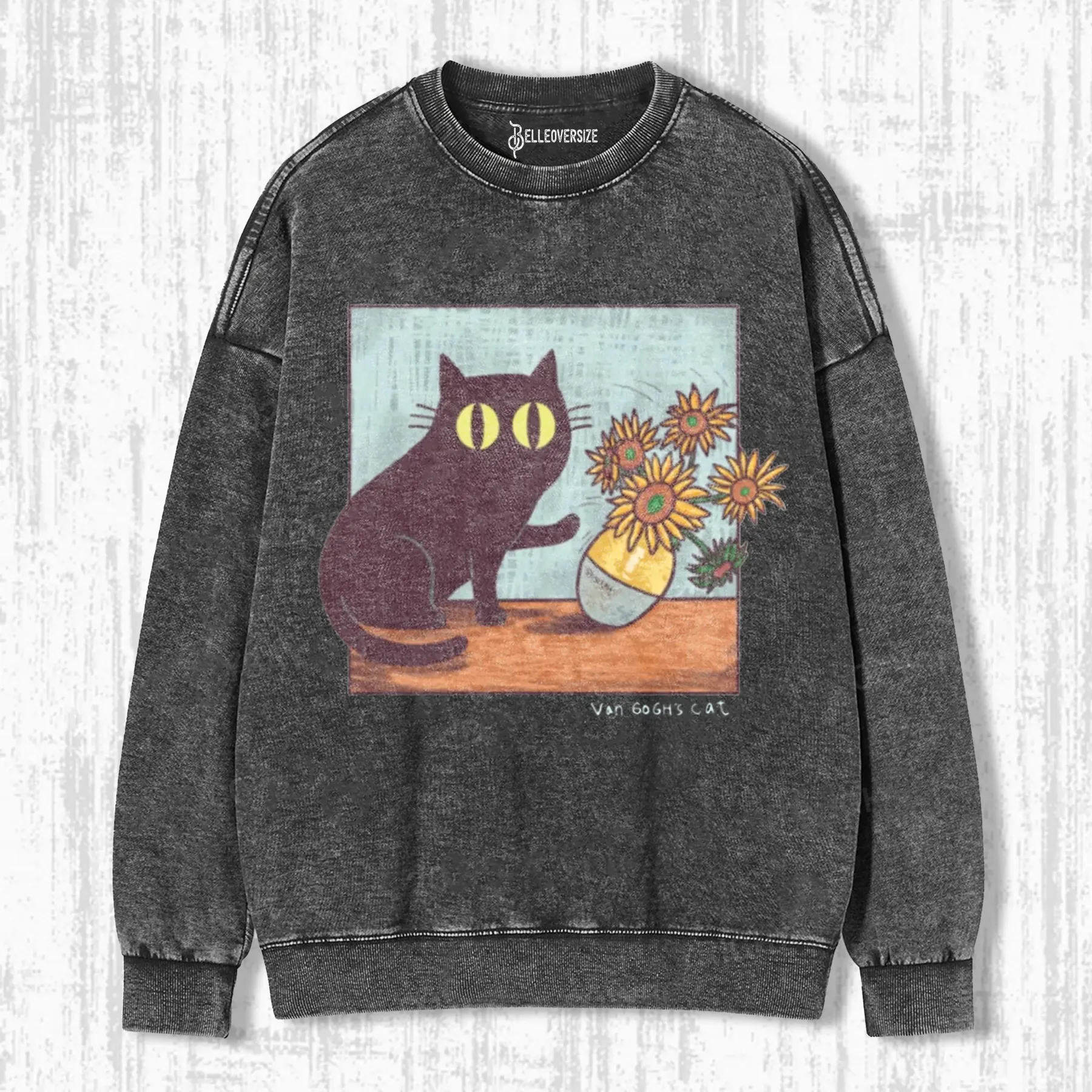 VAN GOGH'S CAT SWEATSHIRTS