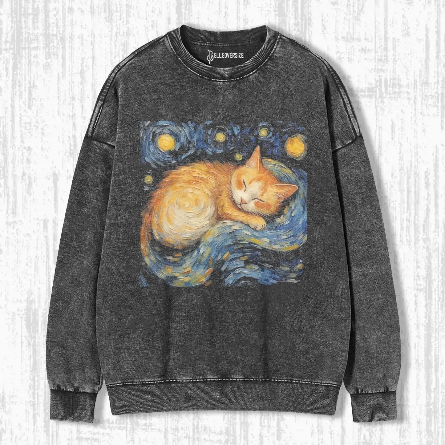 VAN GOGH'S CAT SWEATSHIRTS